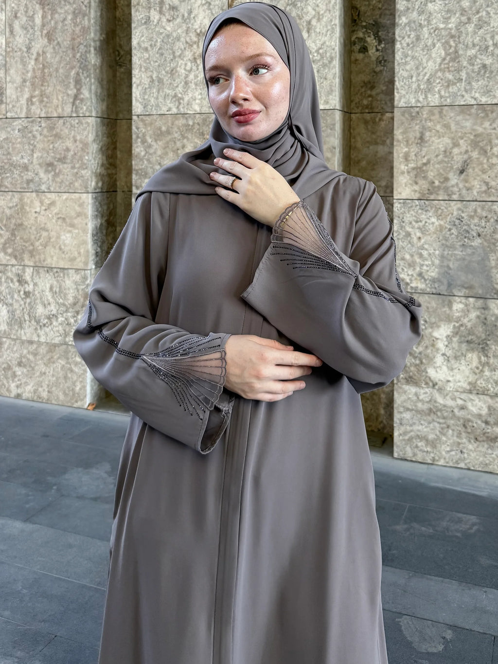 Sim Abaya + Shawl