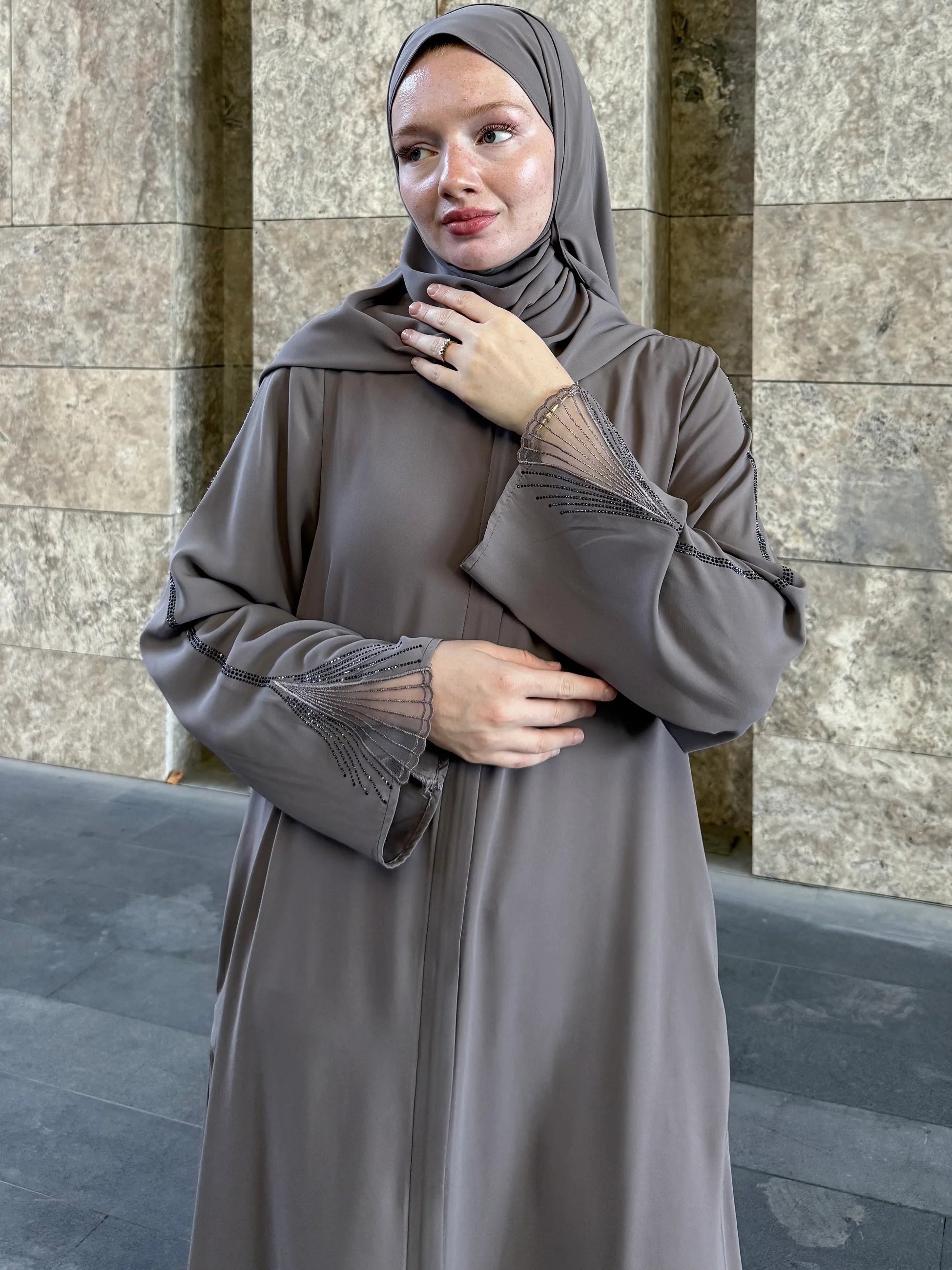 Sim Abaya + Shawl