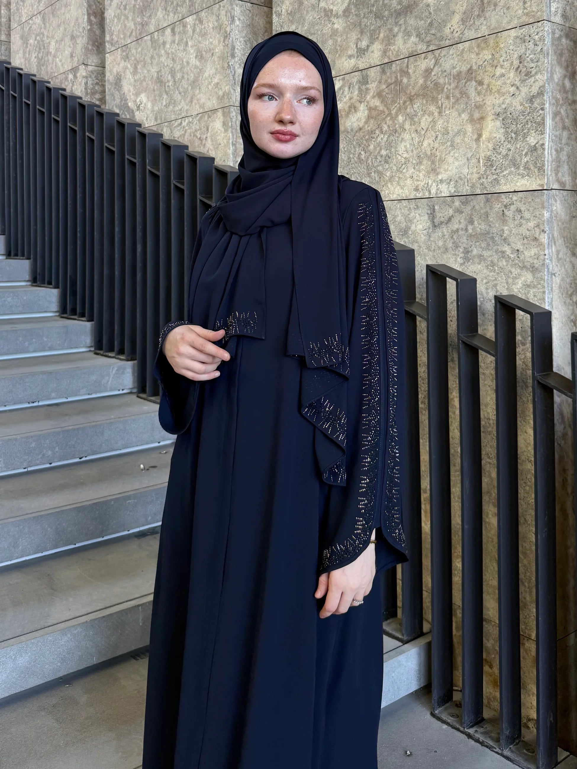 Lin Abaya + Shawl