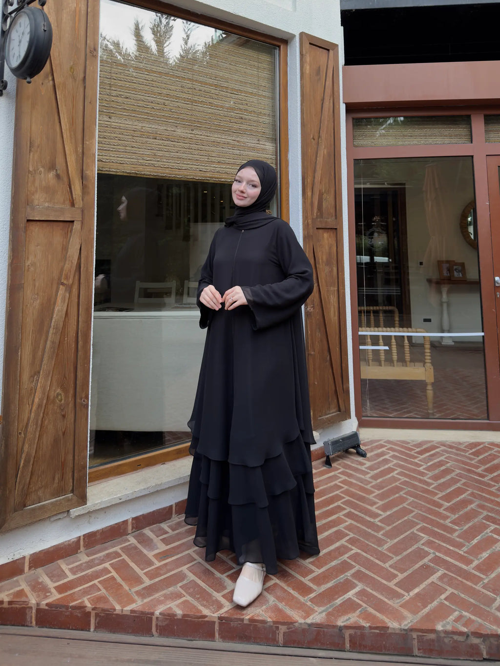 Chiffon Abaya + Umrah Shawl