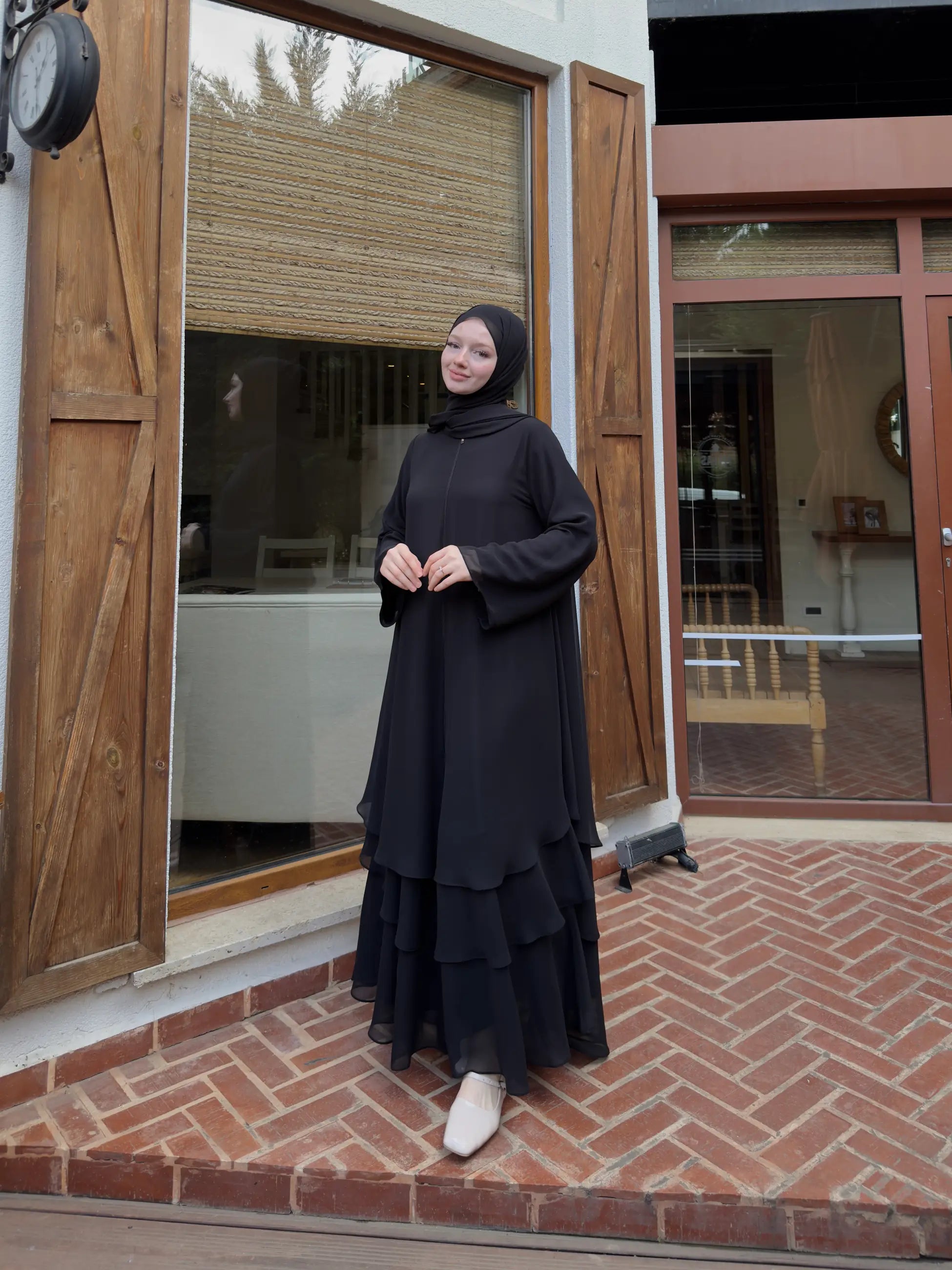 Chiffon Abaya + Umrah Shawl