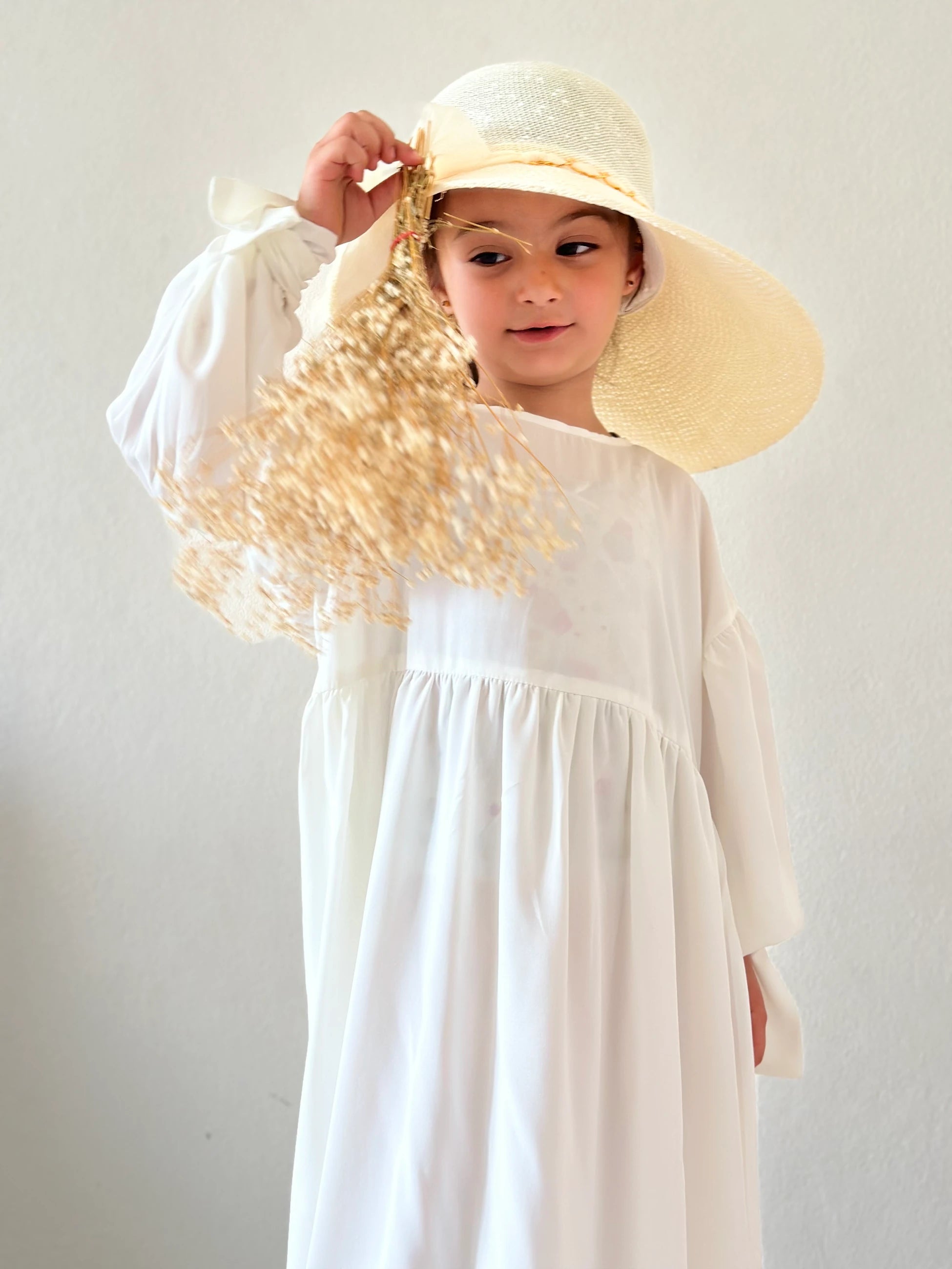 Kids Dress – White