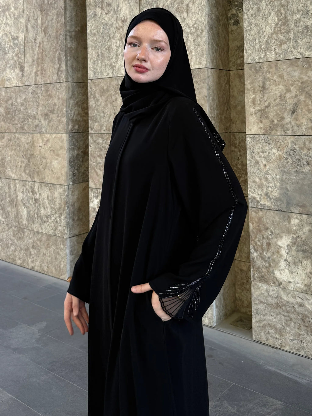 Sim Abaya + Shawl