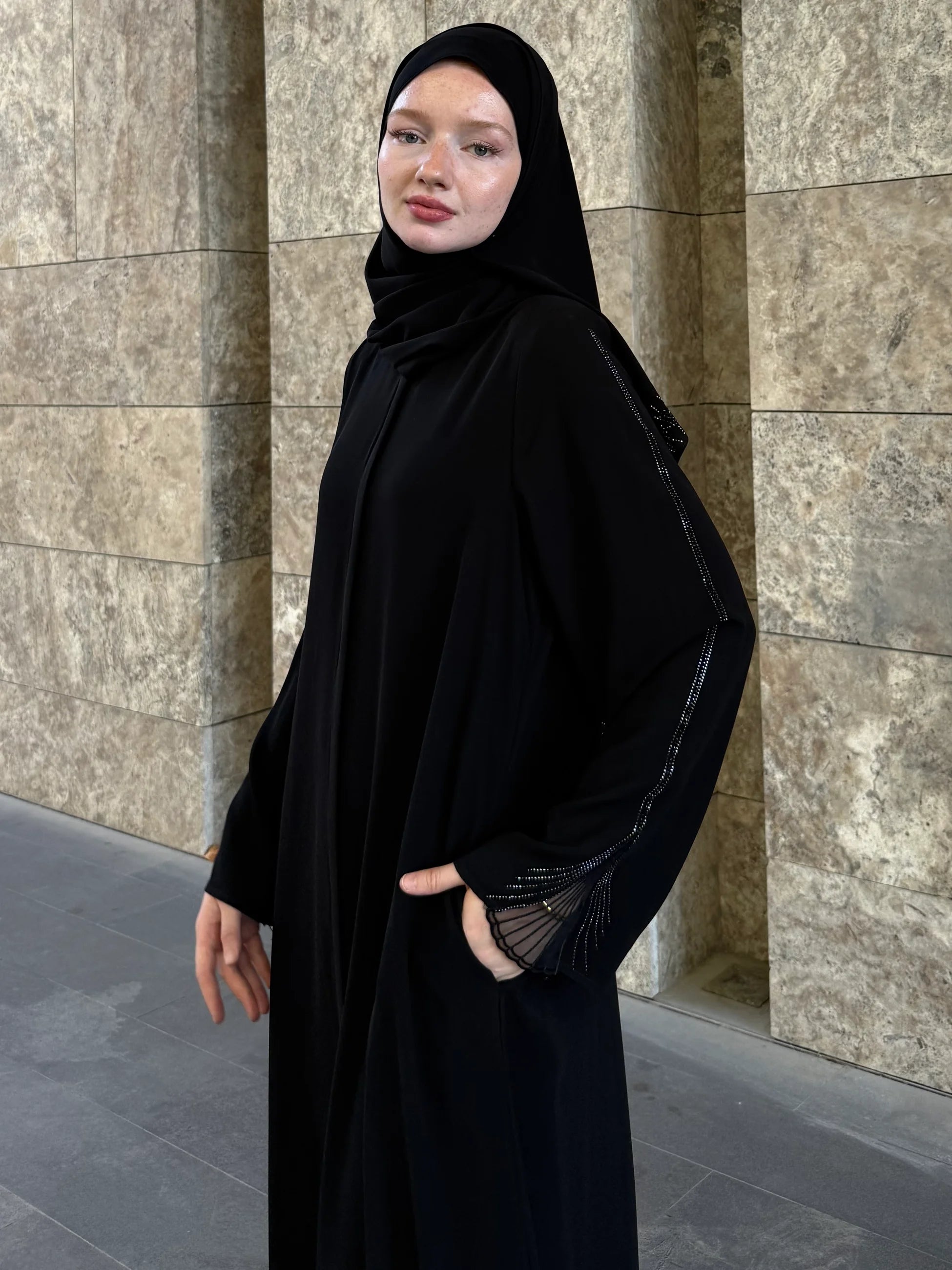 Sim Abaya + Shawl