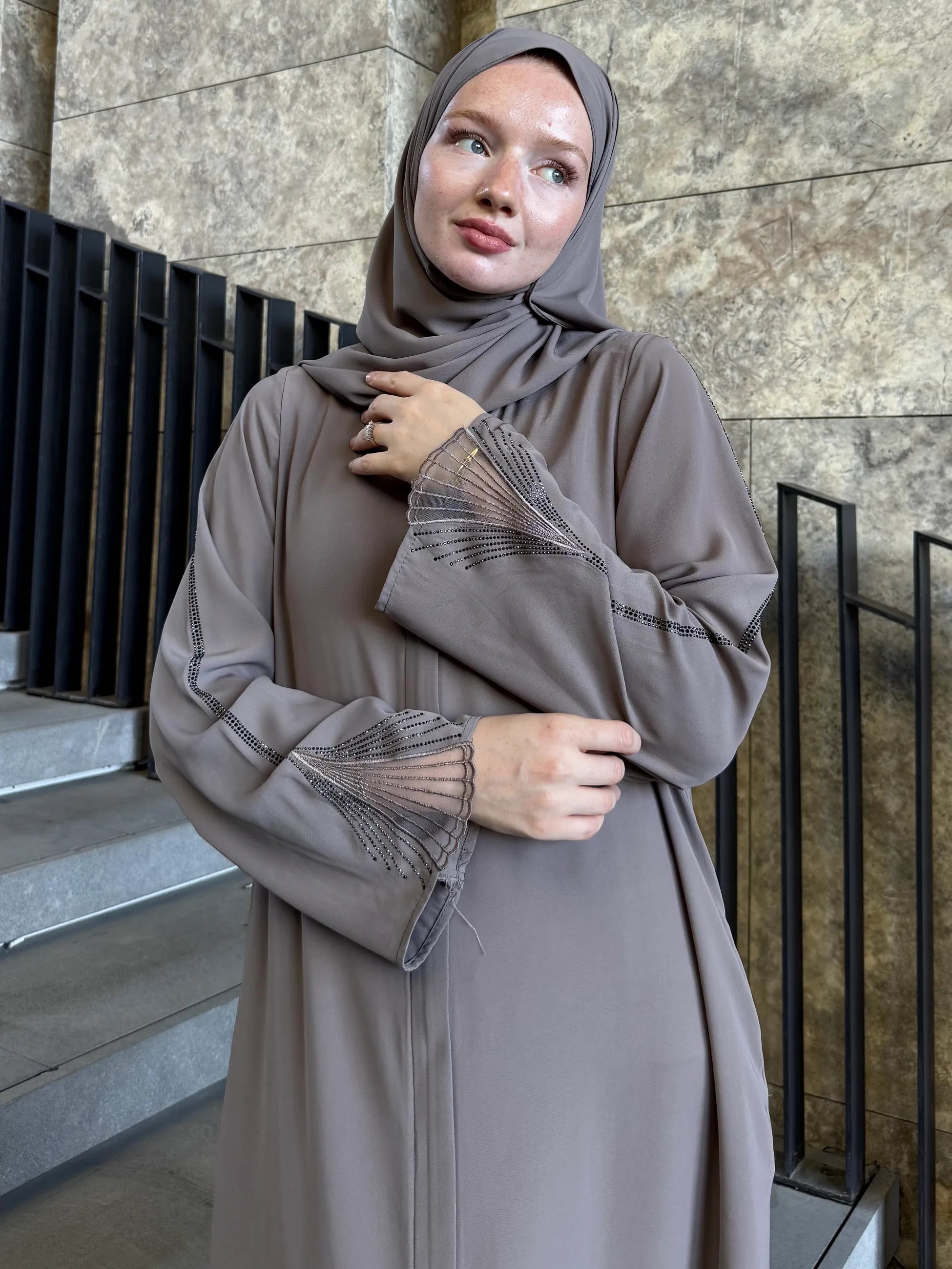 Sim Abaya + Shawl