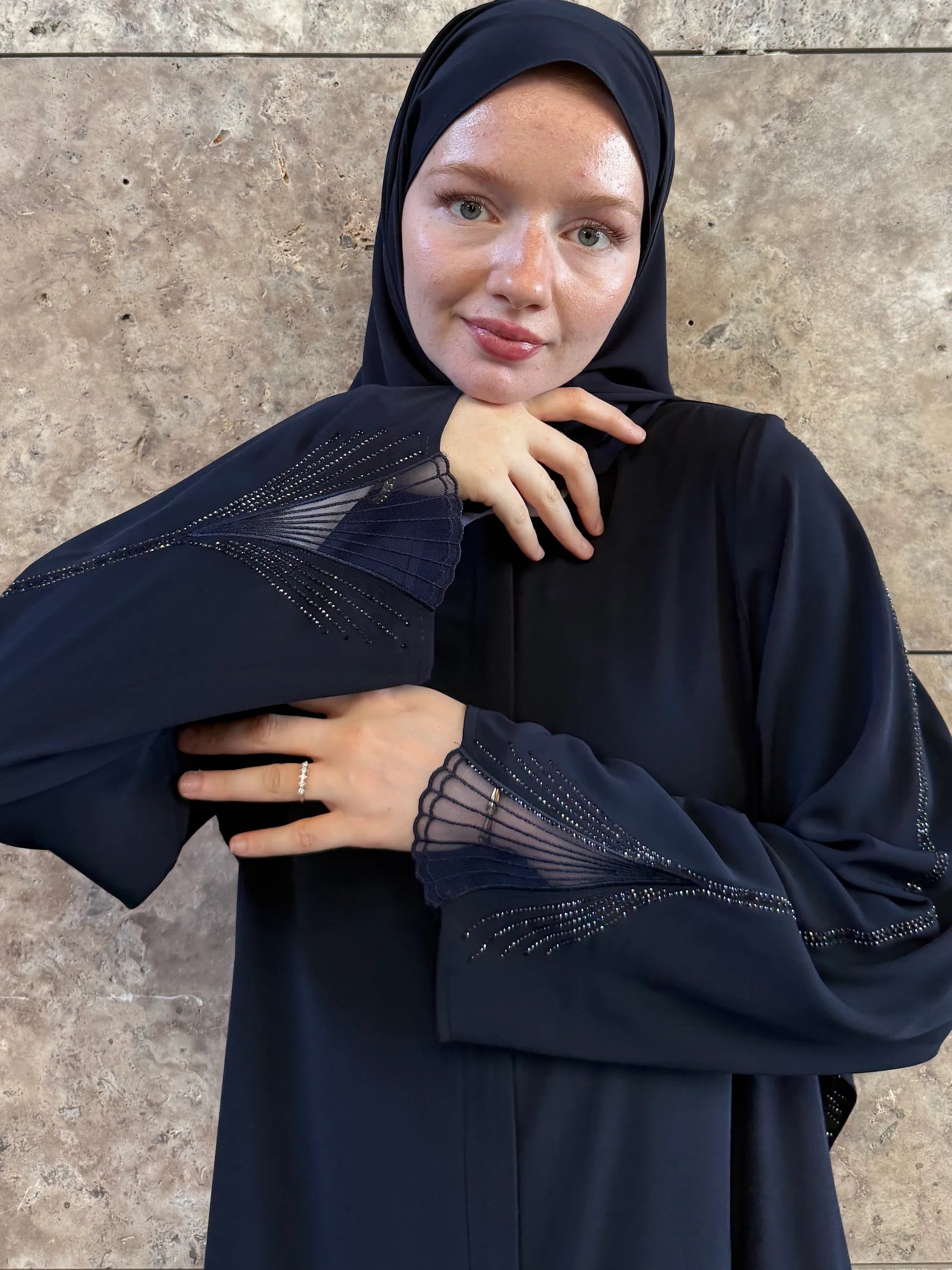 Sim Abaya + Shawl