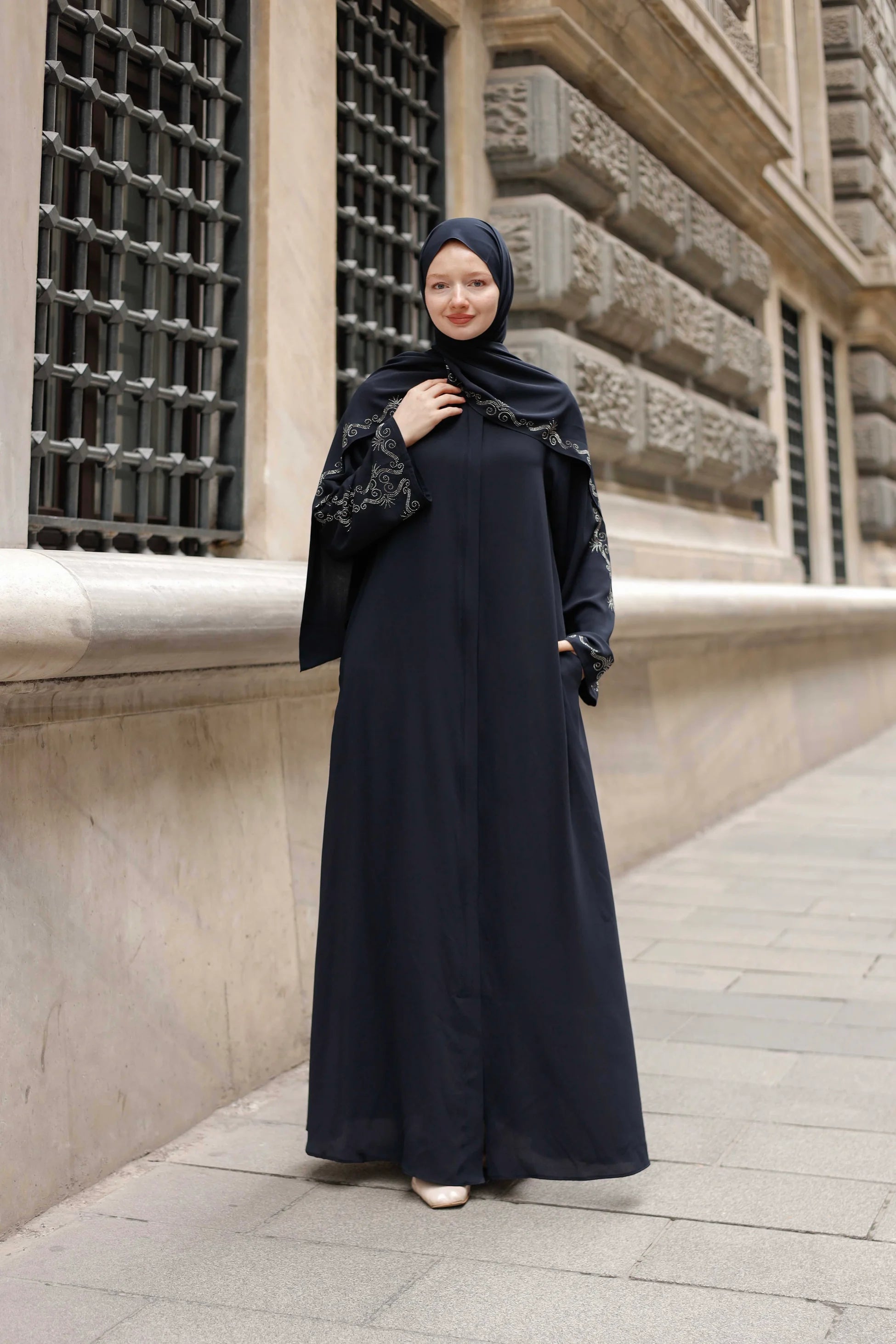 Rim Abaya + Shawl