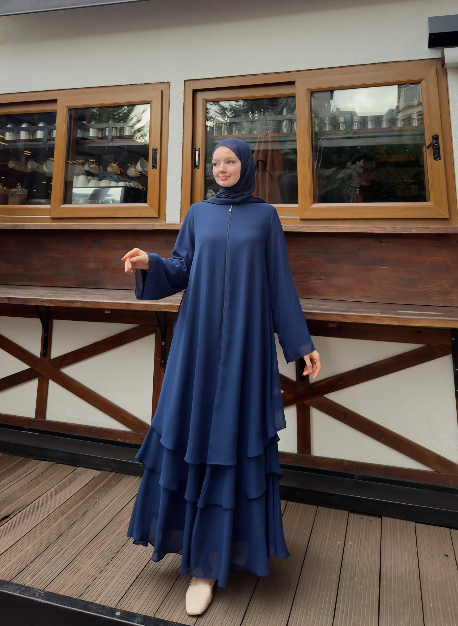 Chiffon Abaya + Umrah Shawl