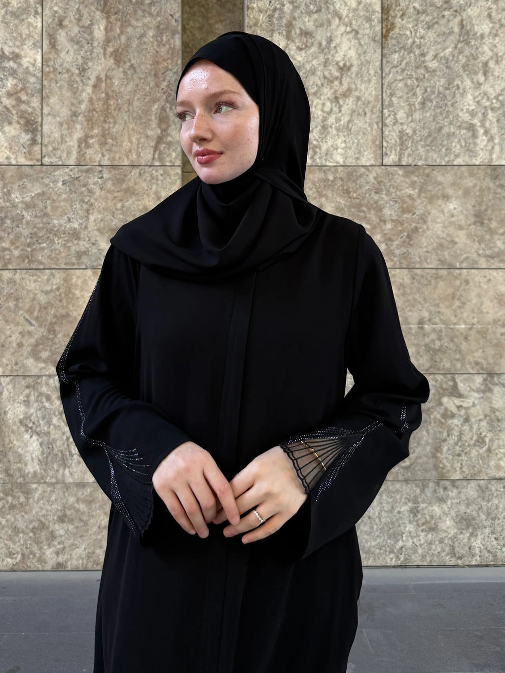 Sim Abaya + Shawl