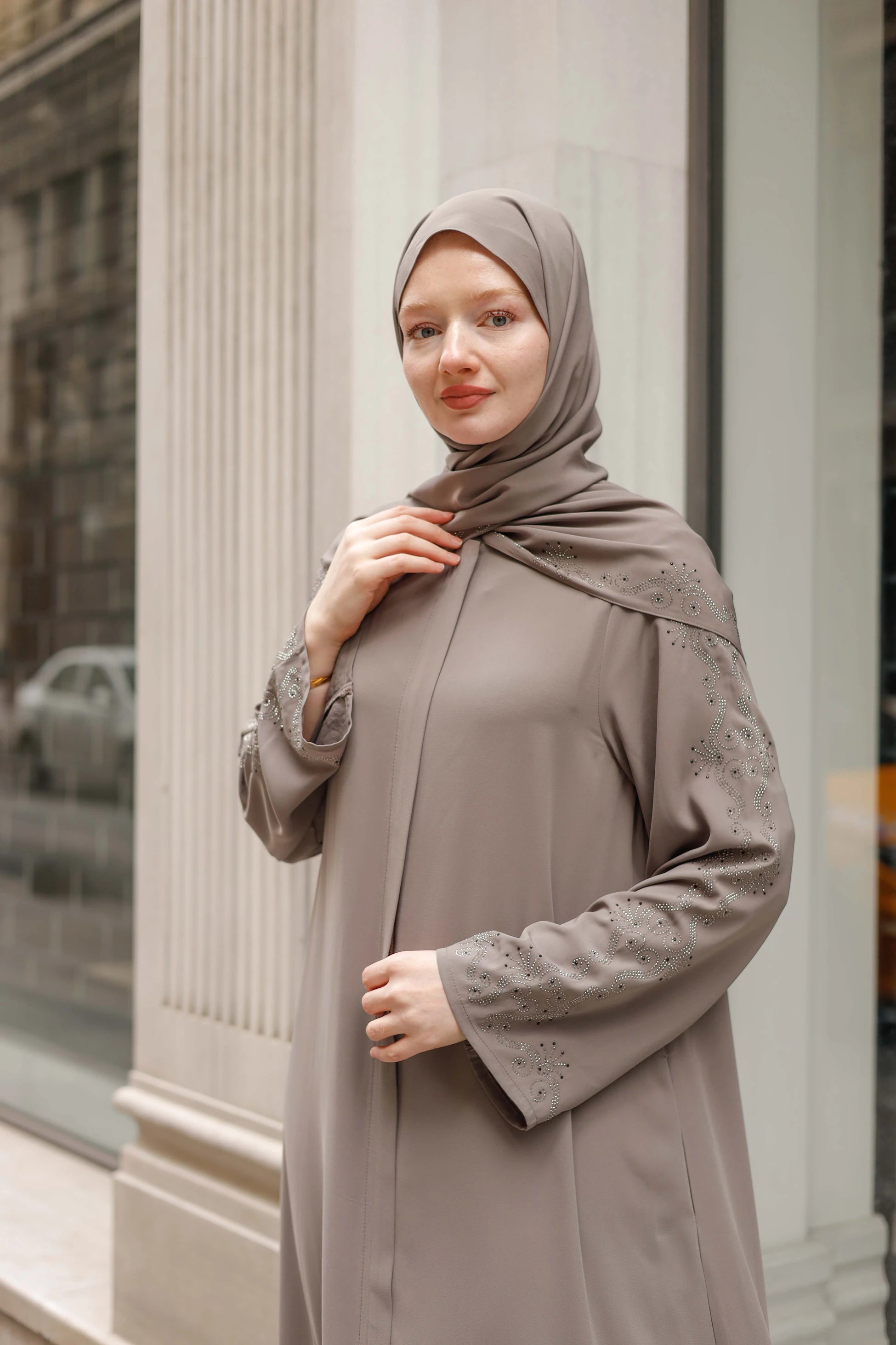 Rim Abaya + Shawl