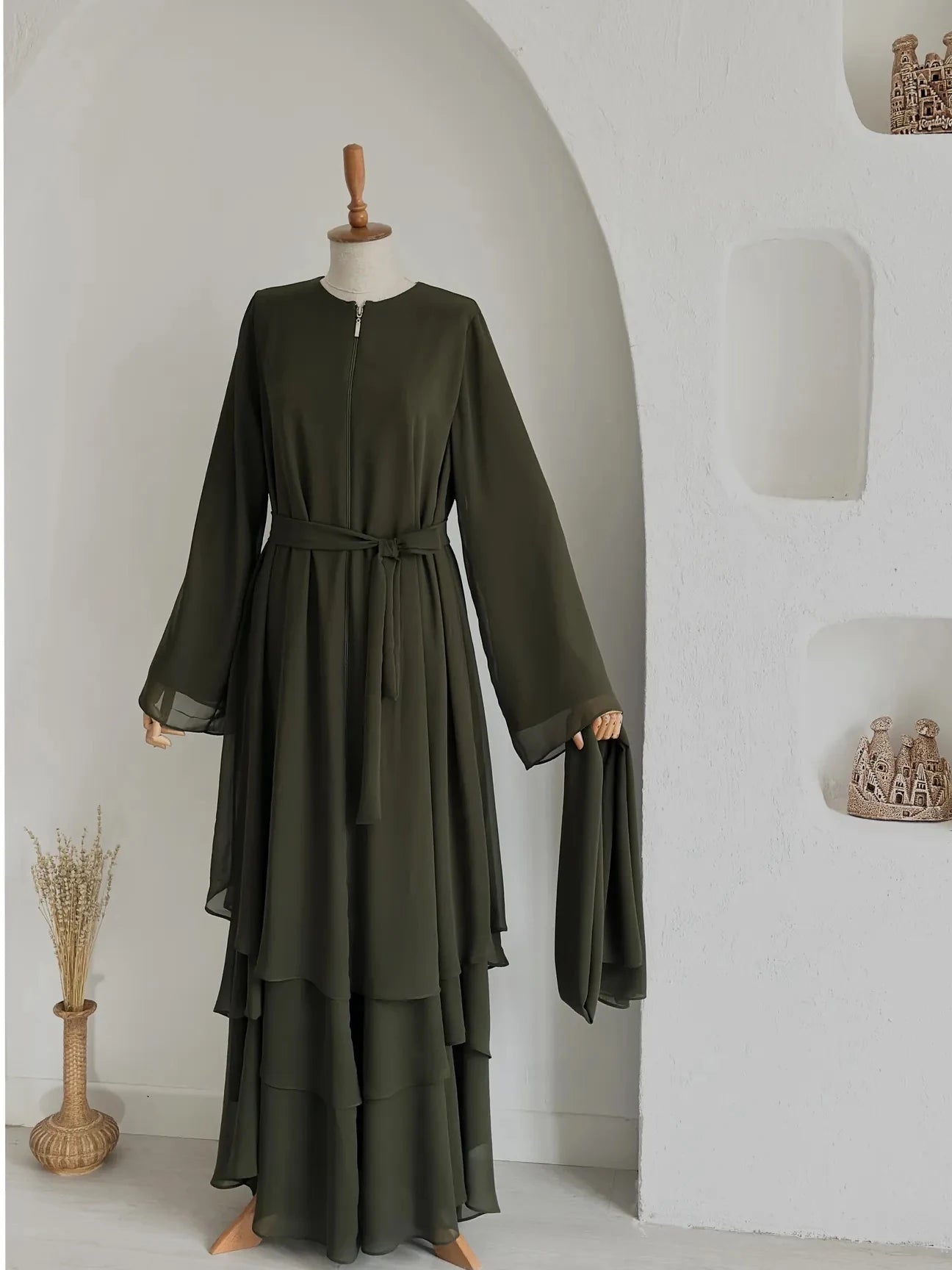 Chiffon Abaya + Umrah Shawl