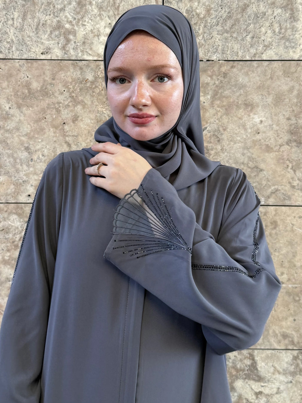 Sim Abaya + Shawl