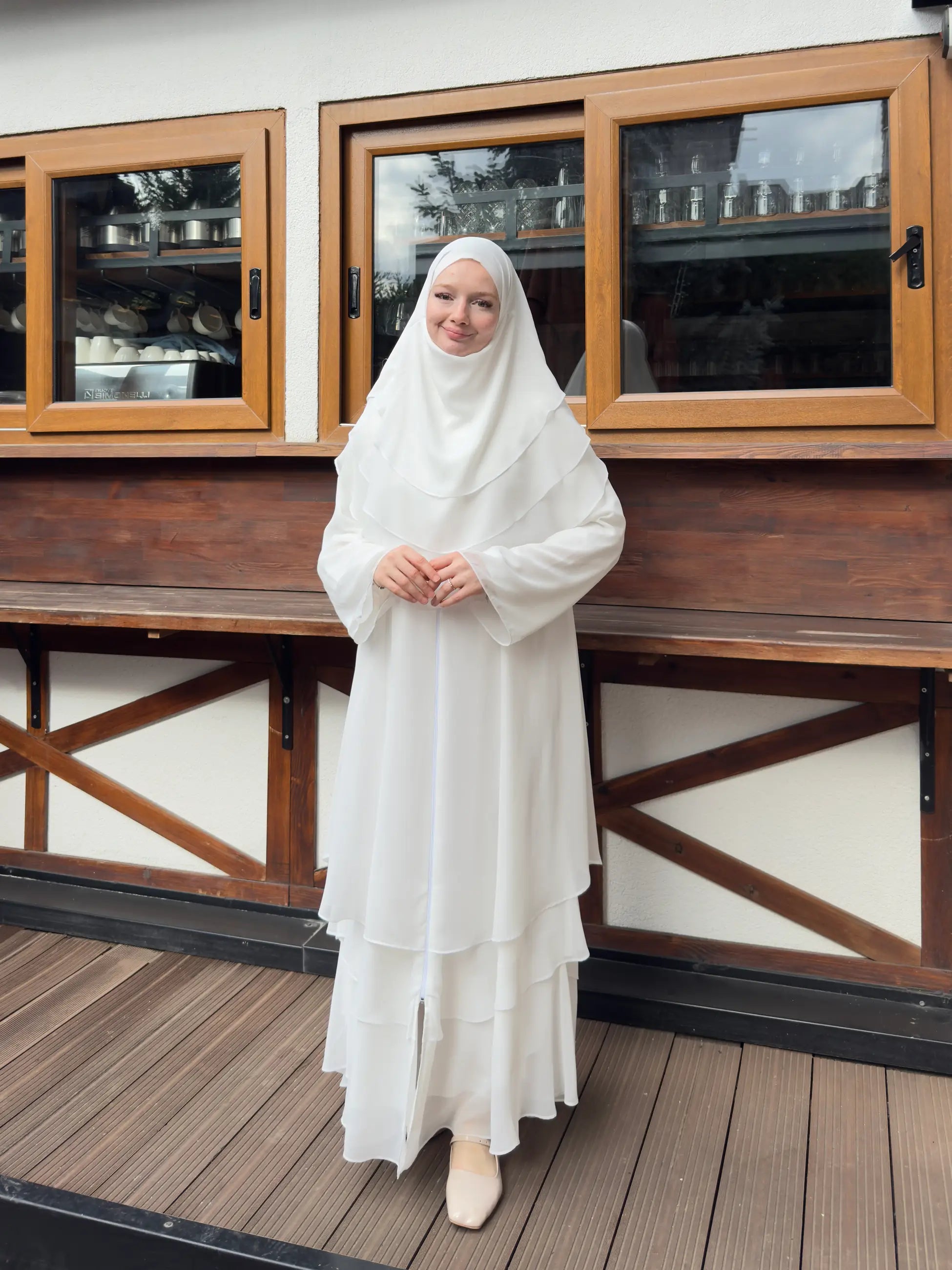 Chiffon Set – White