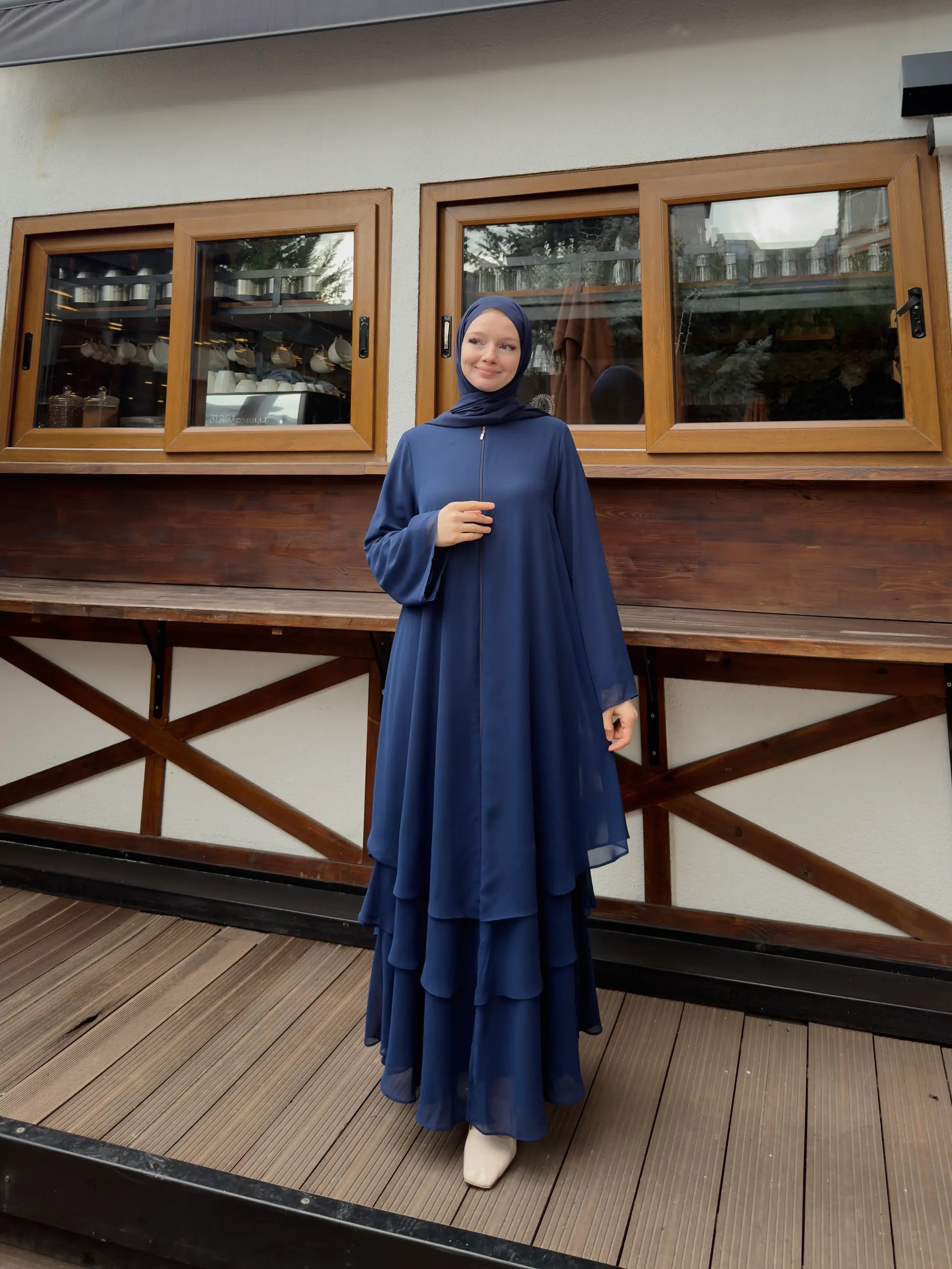 Chiffon Abaya + Umrah Shawl