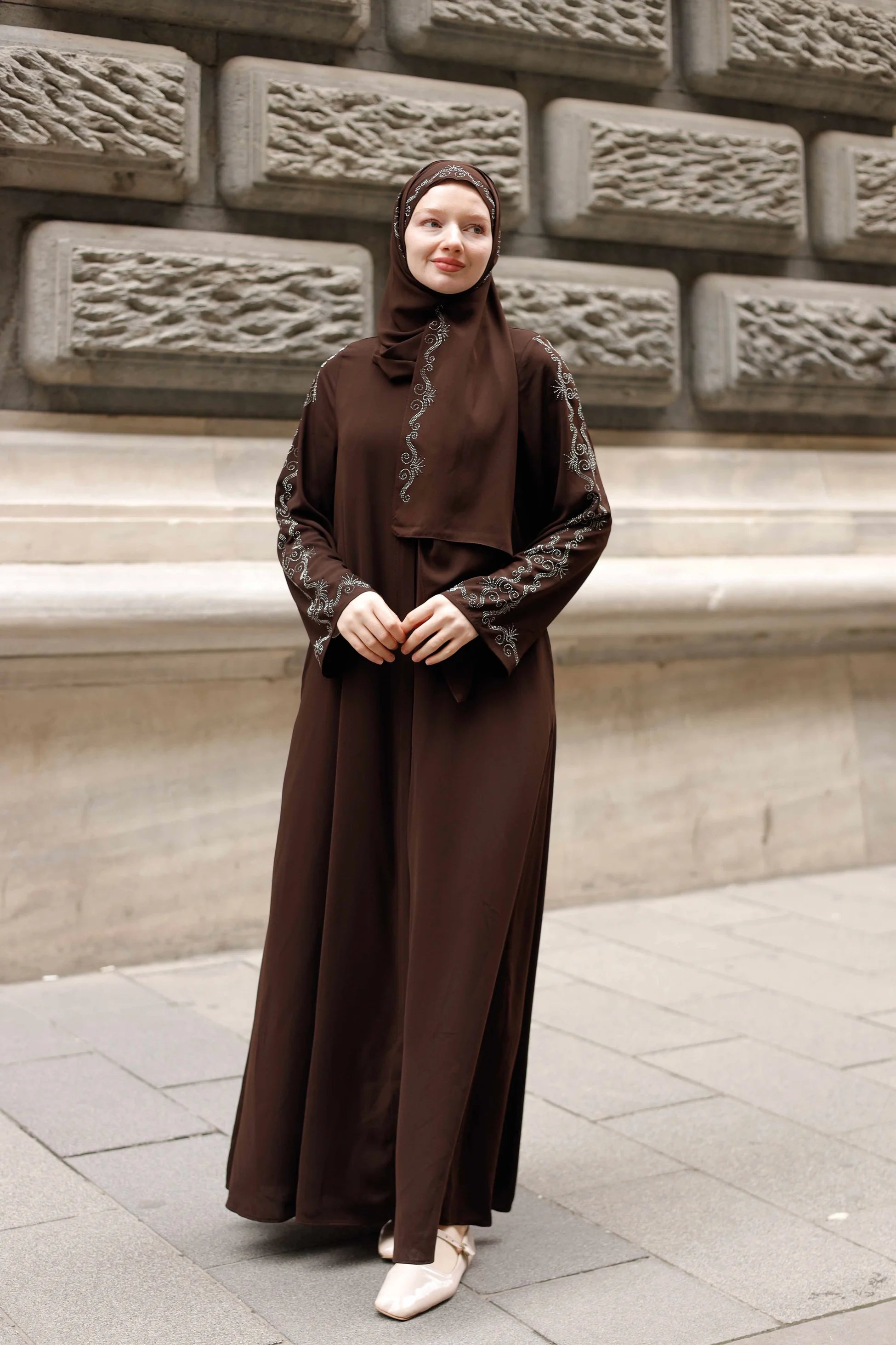 Rim Abaya + Shawl