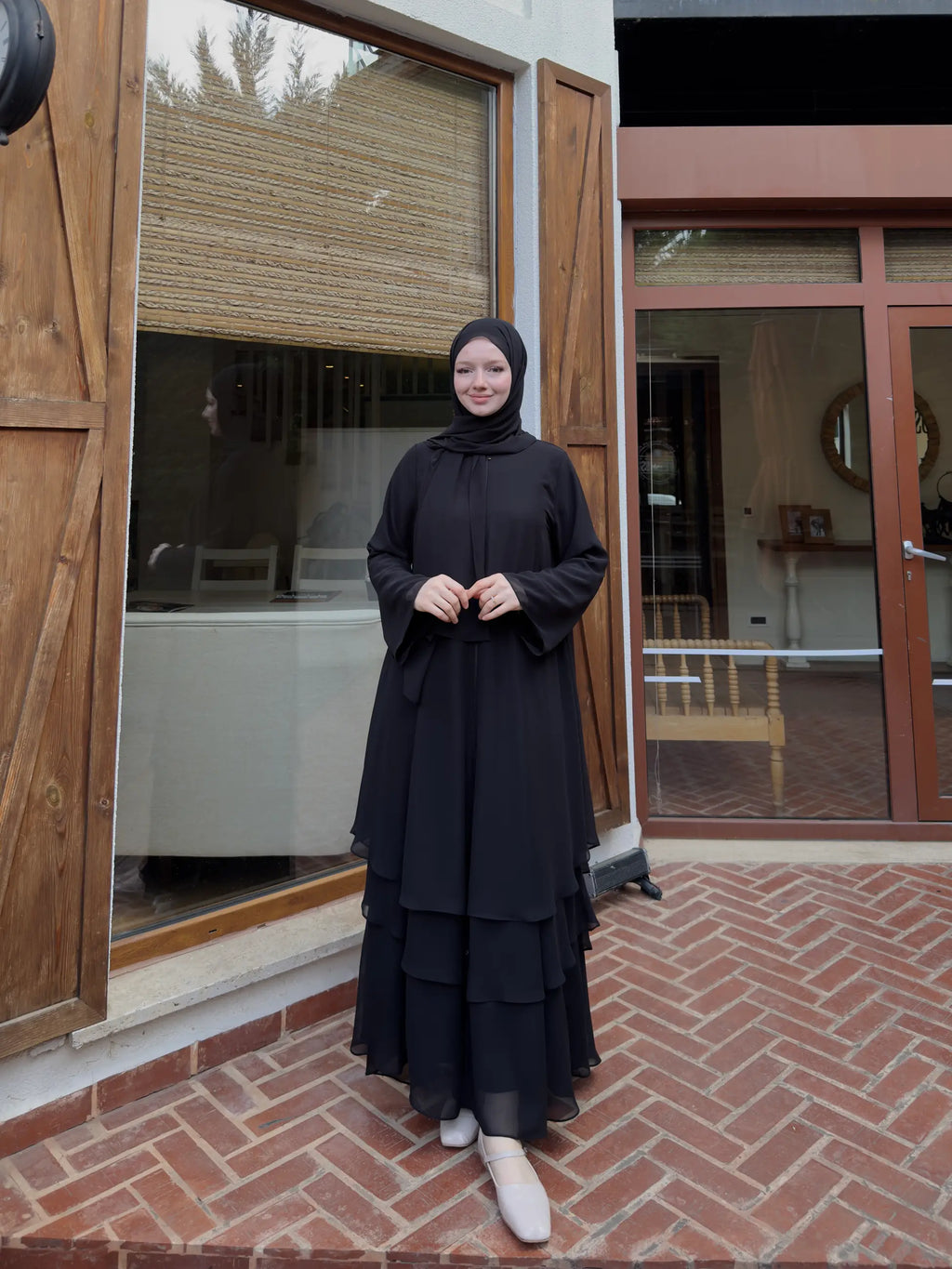 Chiffon Abaya + Umrah Shawl
