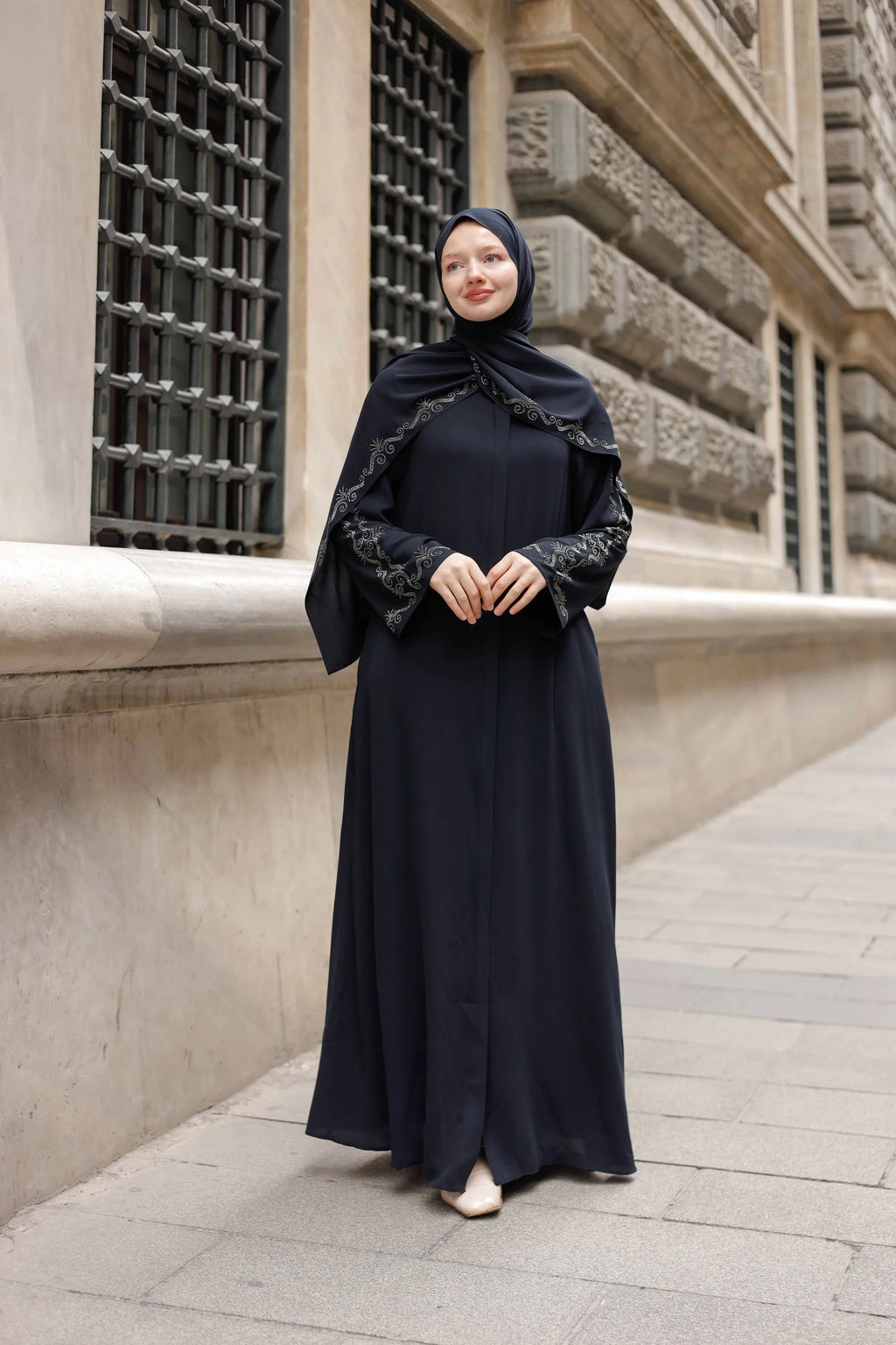 Rim Abaya + Shawl