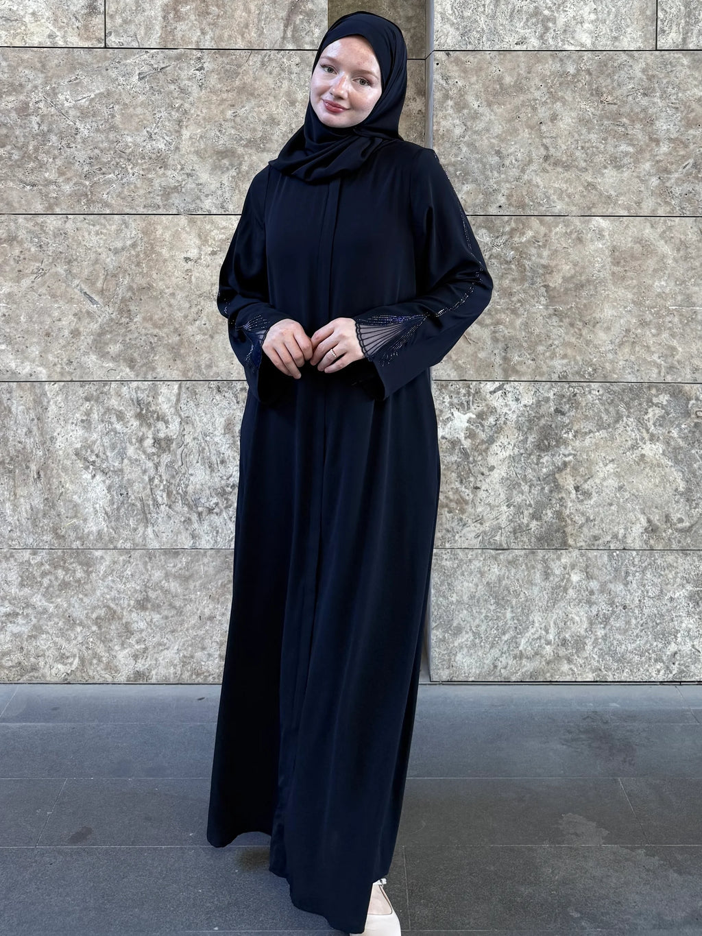 Sim Abaya + Shawl