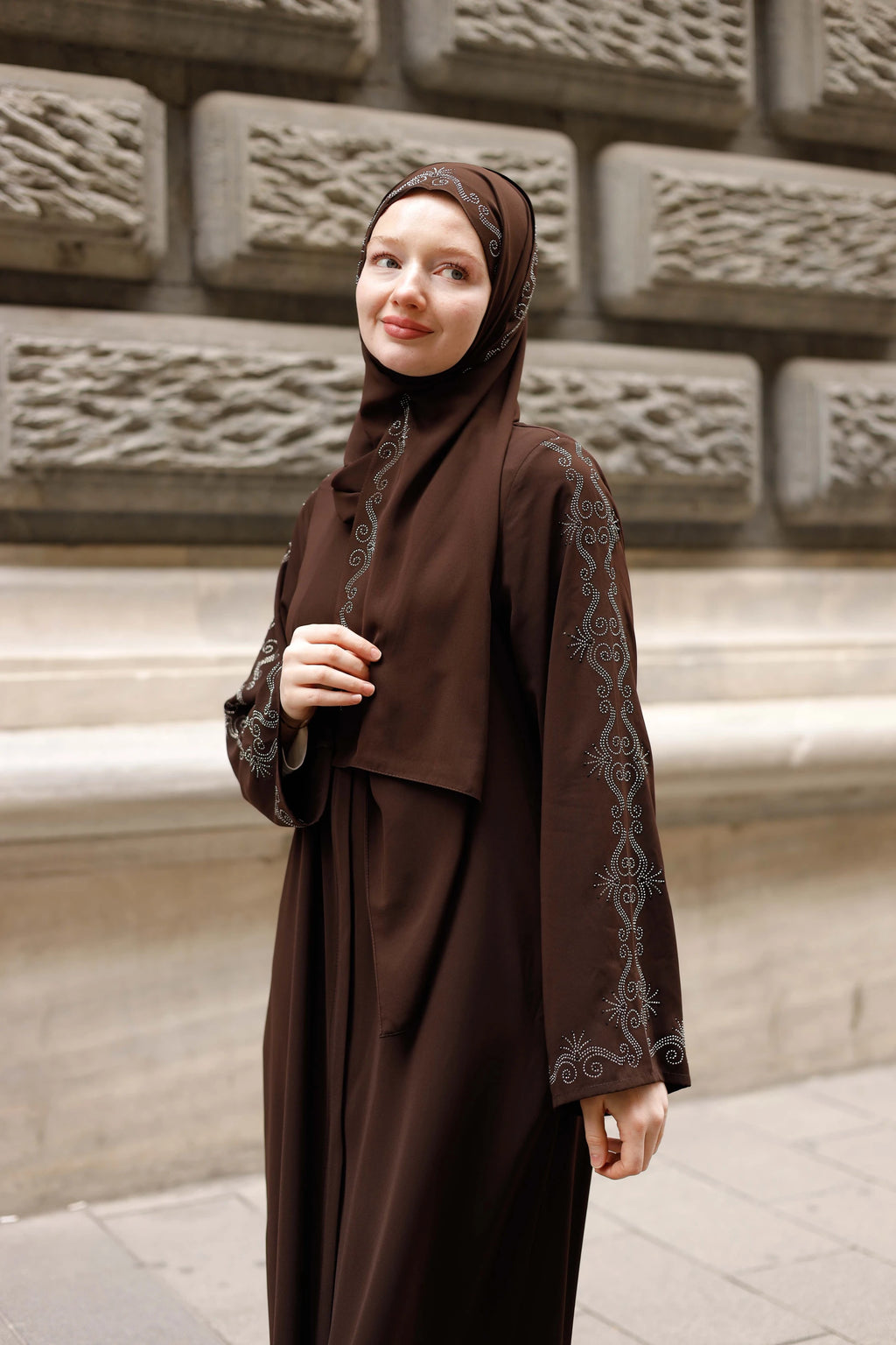 Rim Abaya + Shawl