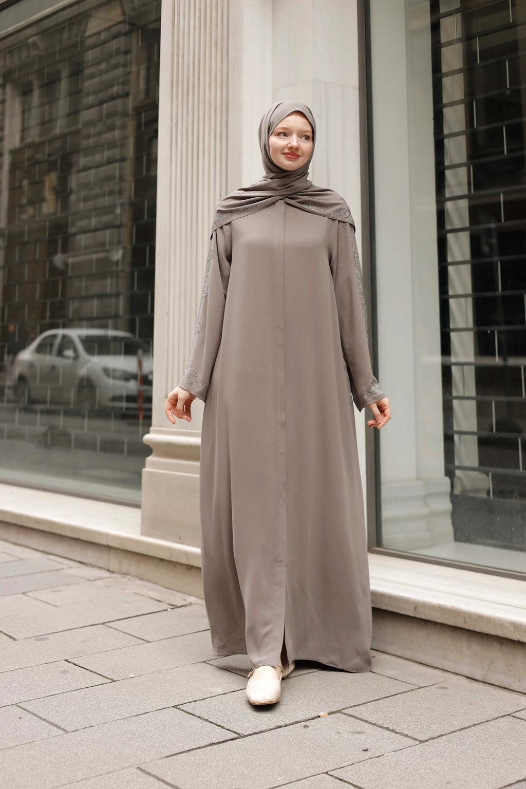 Rim Abaya + Shawl