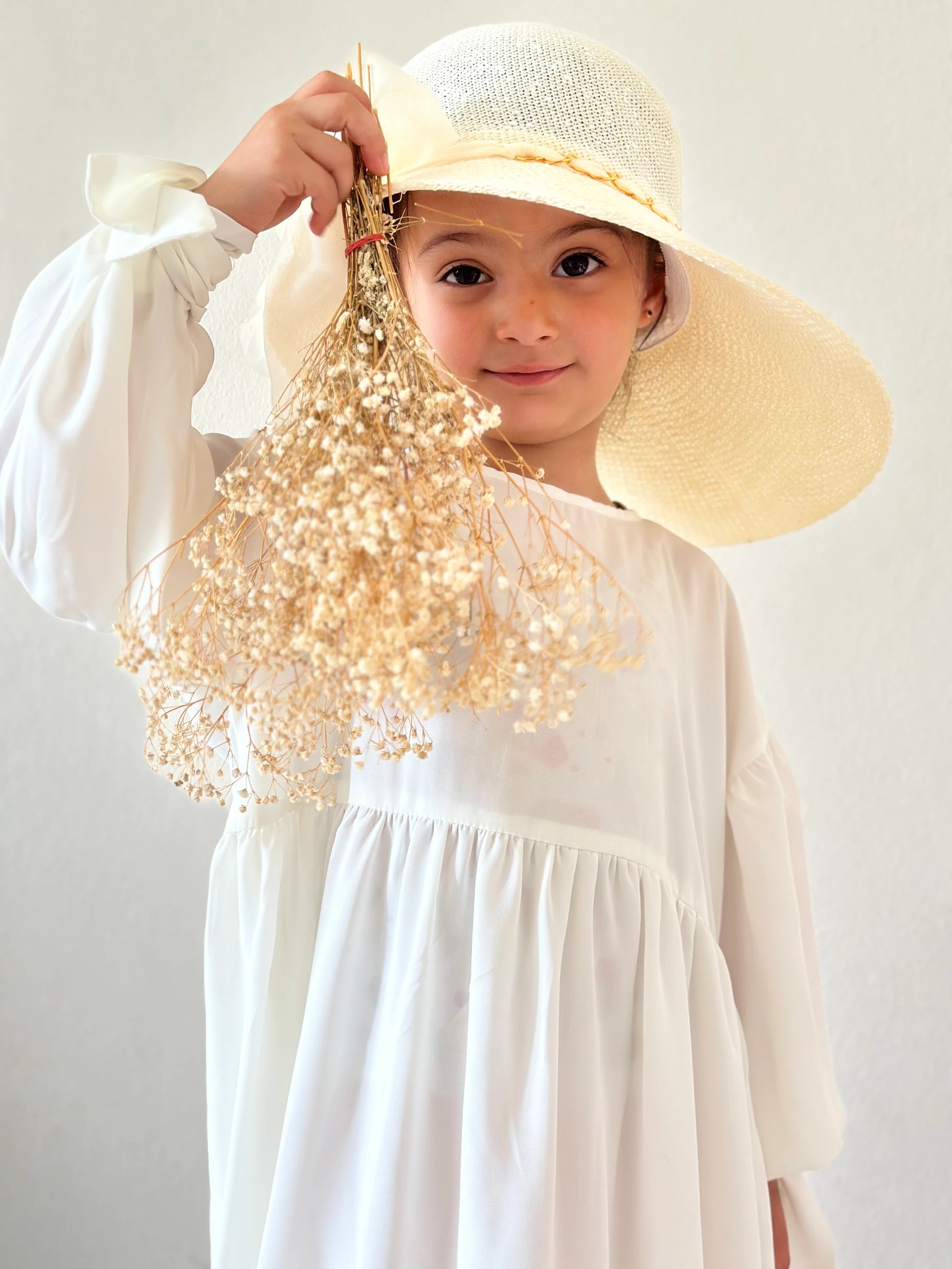 Kids Dress – White