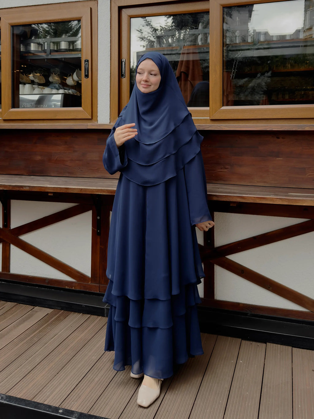 Chiffon Set – Navy