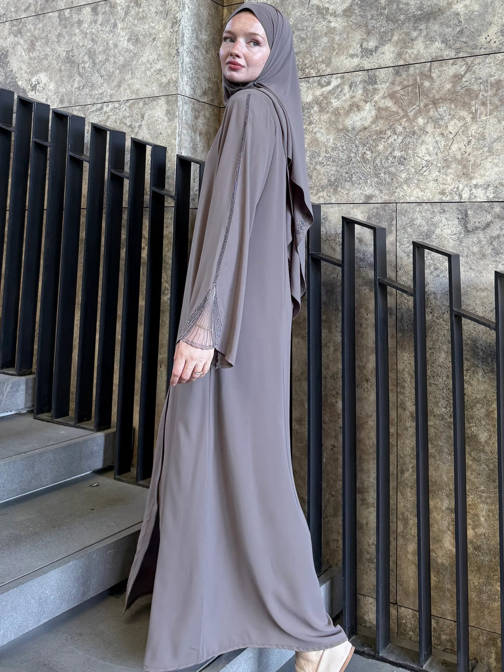 Sim Abaya + Shawl