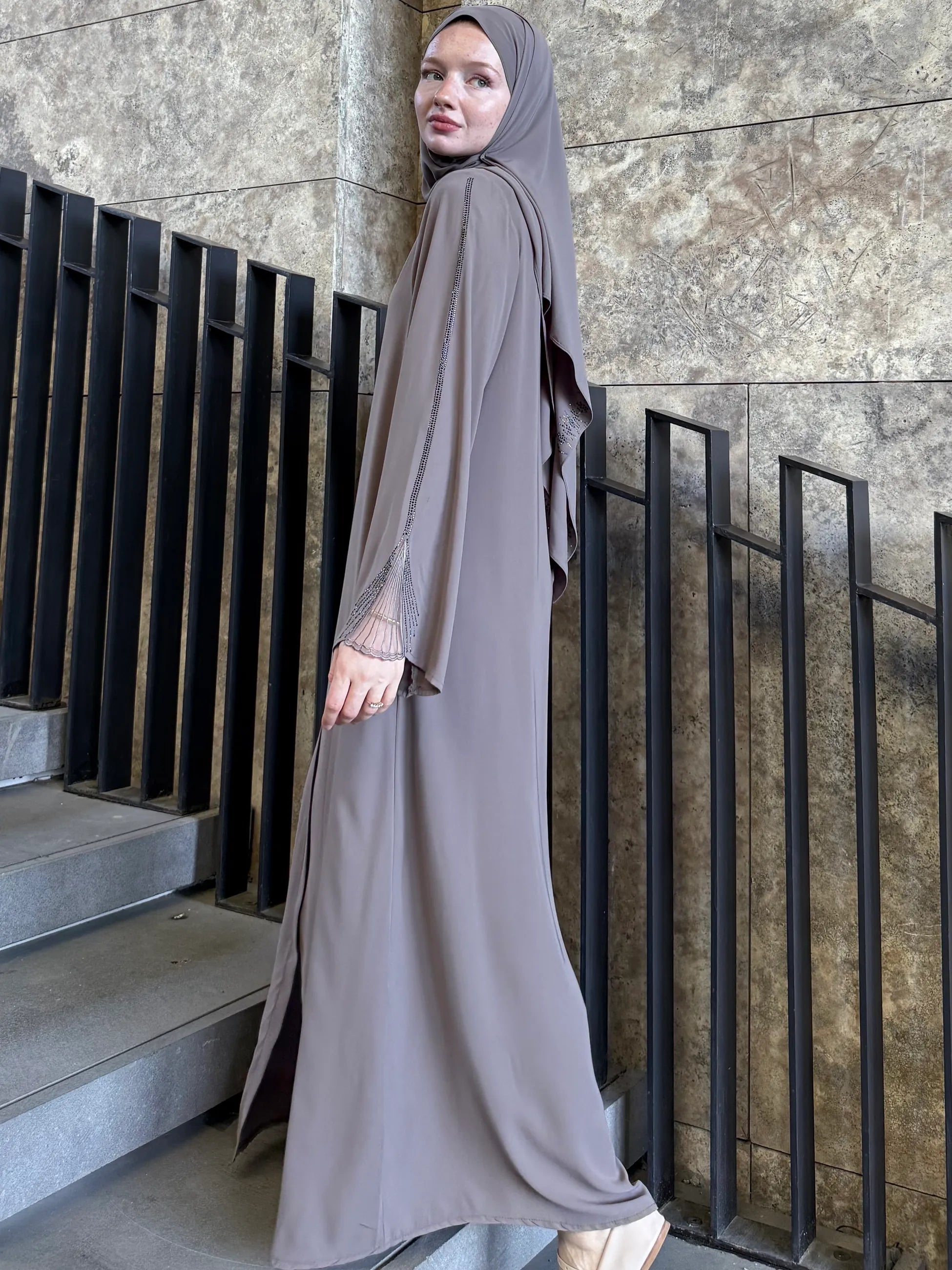 Sim Abaya + Shawl