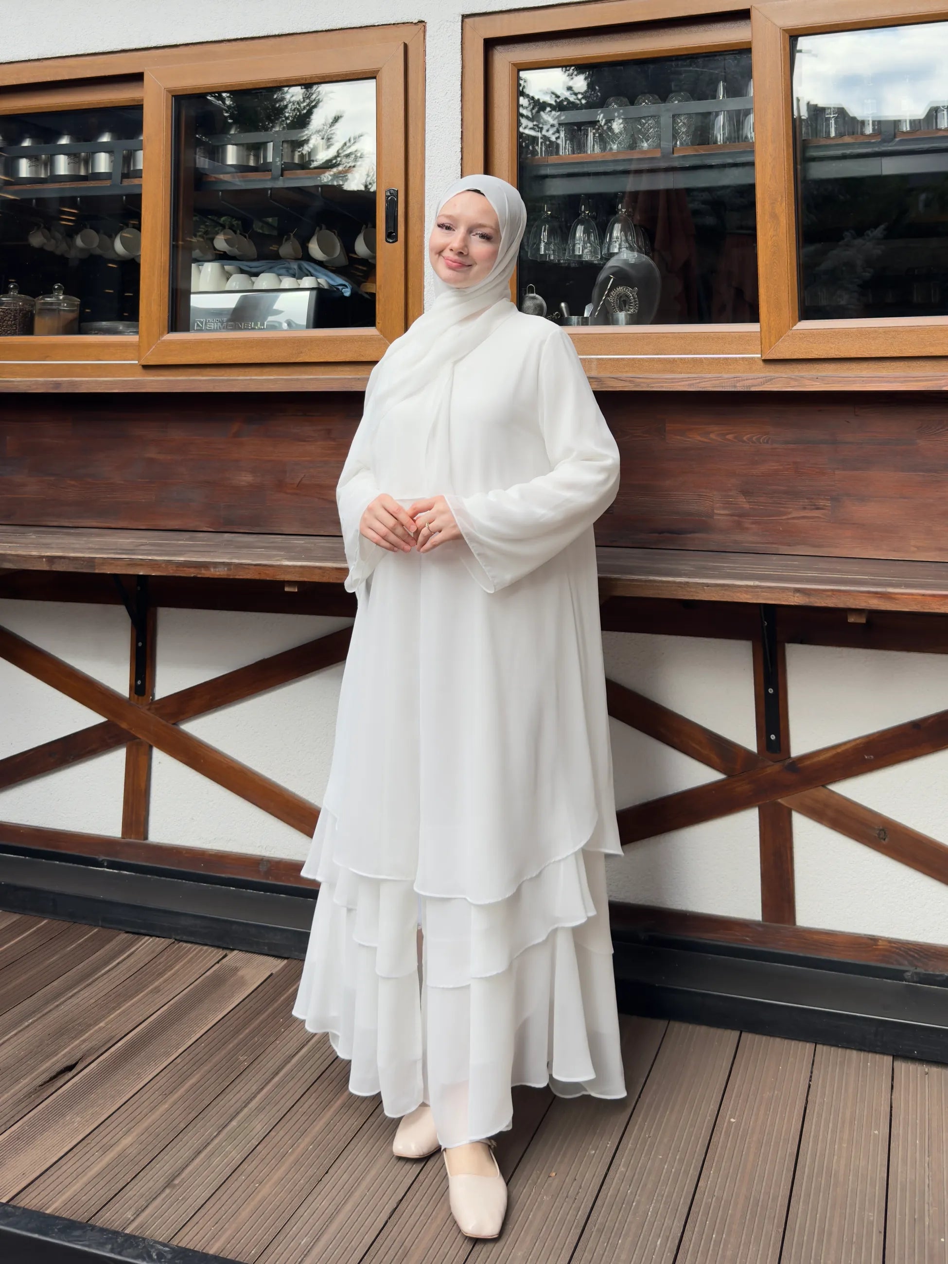 Chiffon Abaya + Umrah Shawl