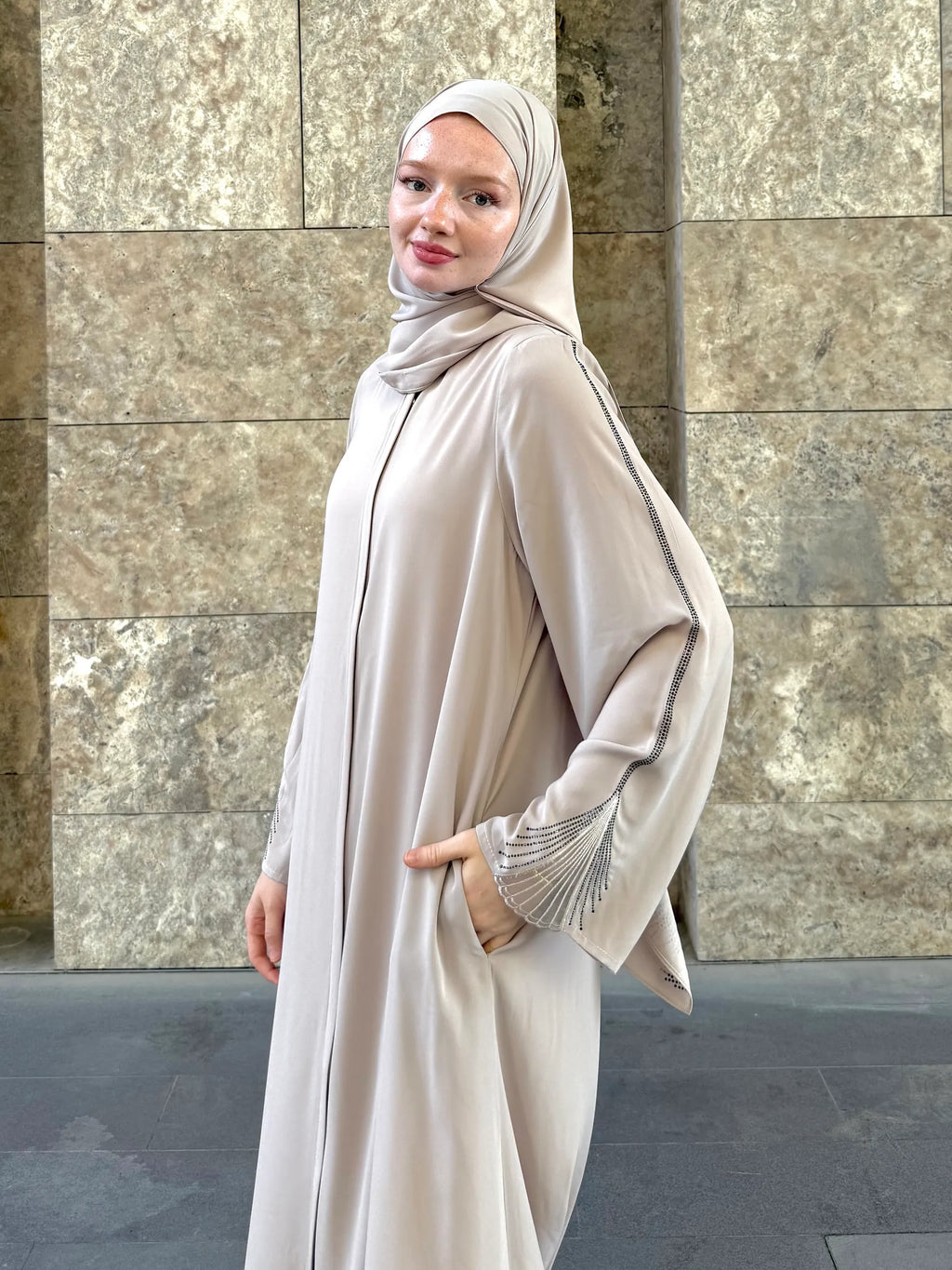 Sim Abaya + Shawl