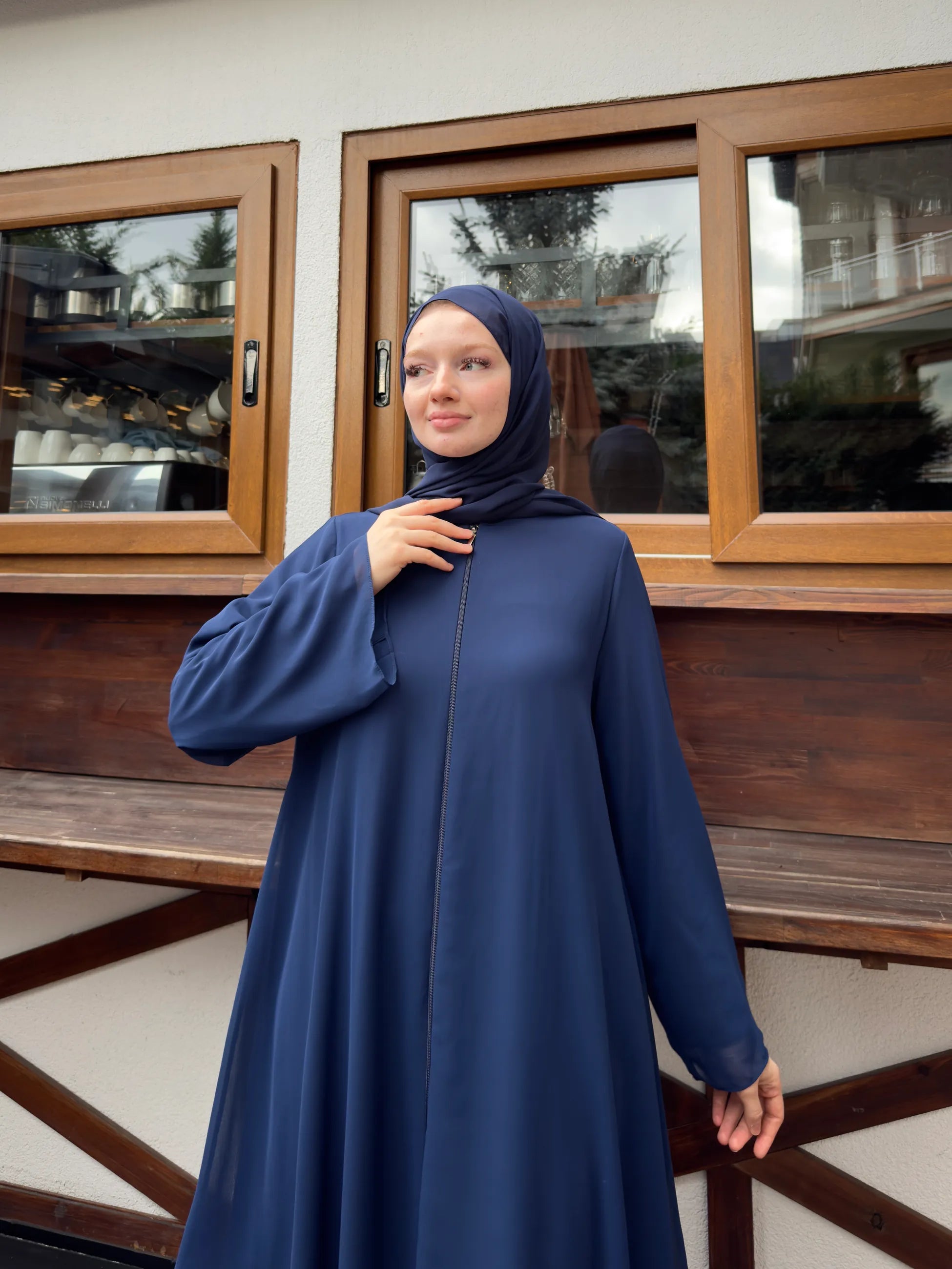 Chiffon Abaya + Umrah Shawl
