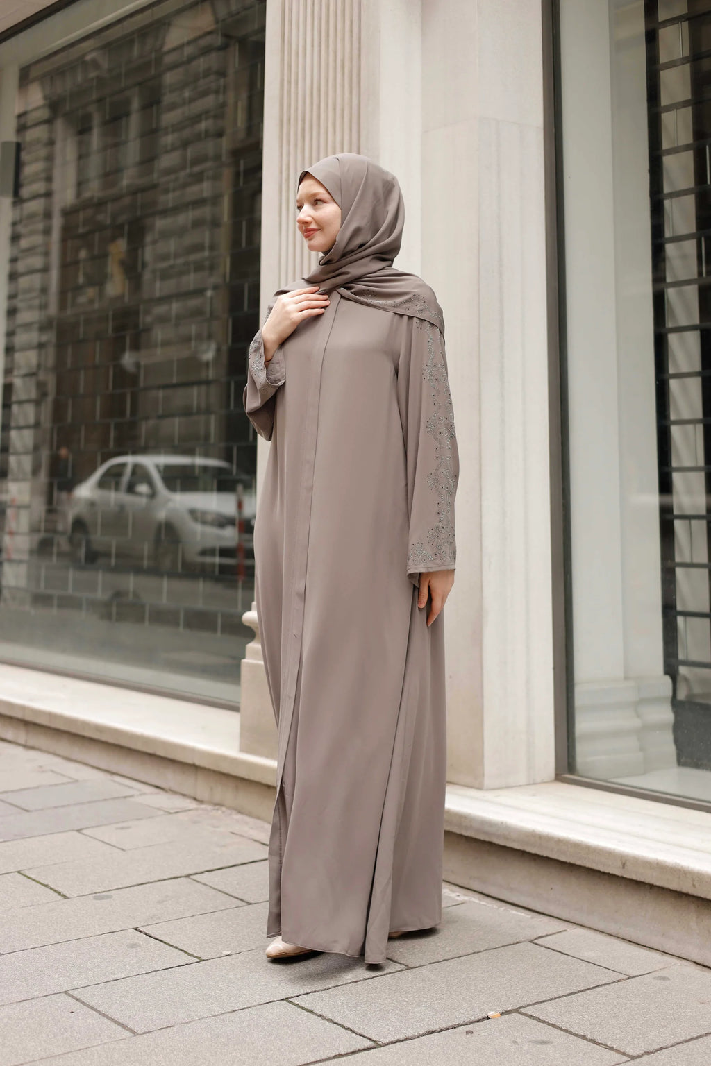 Rim Abaya + Shawl