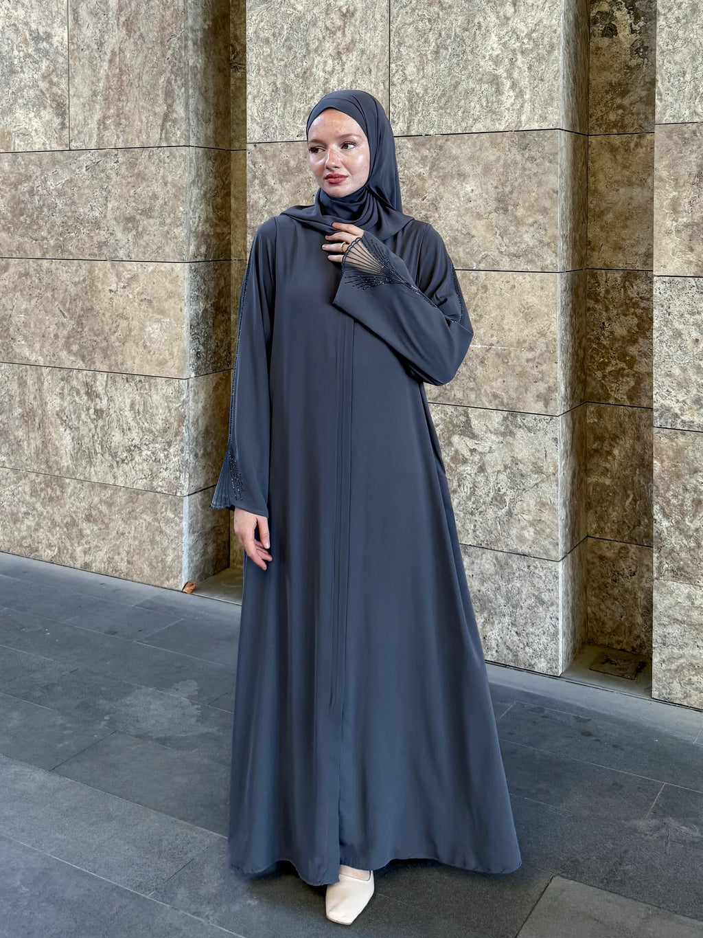 Sim Abaya + Shawl