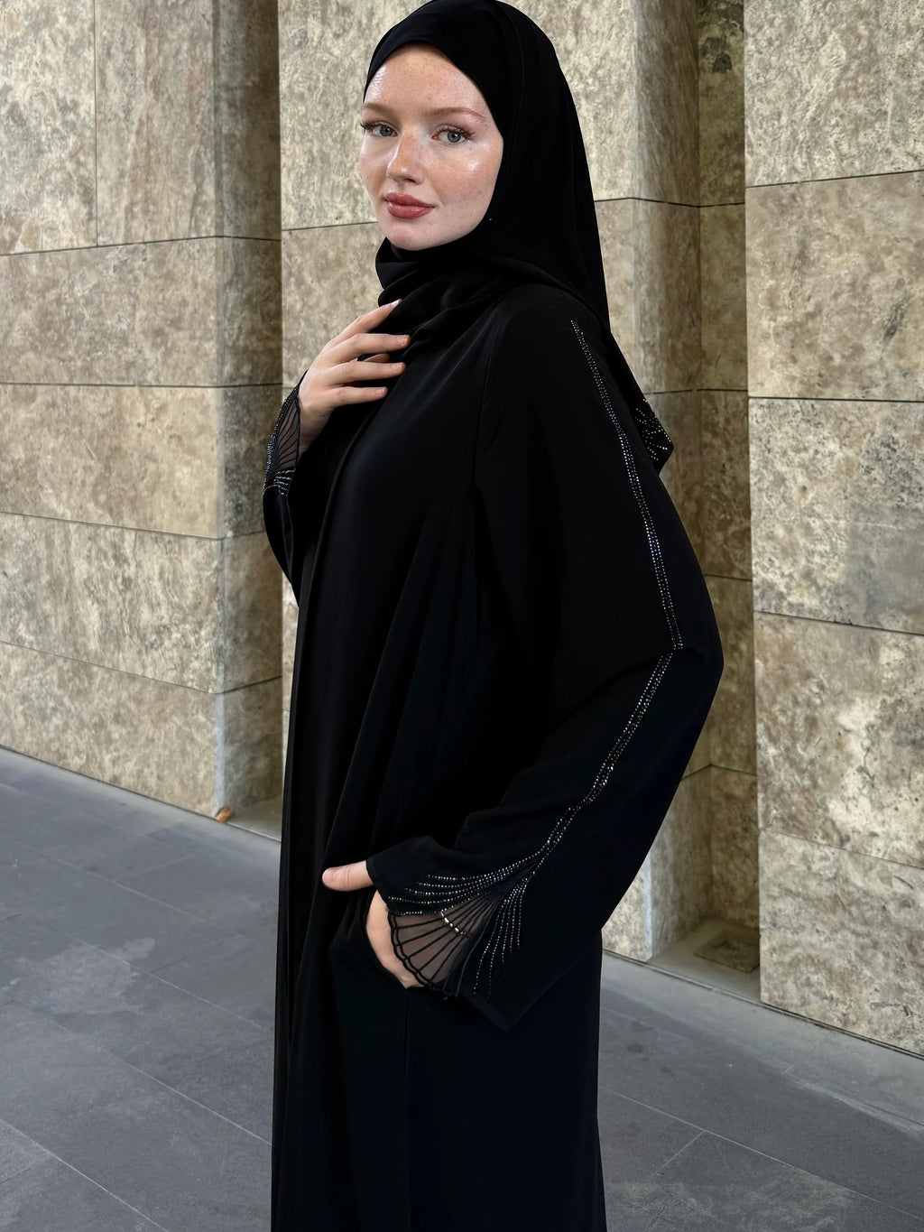 Sim Abaya + Shawl