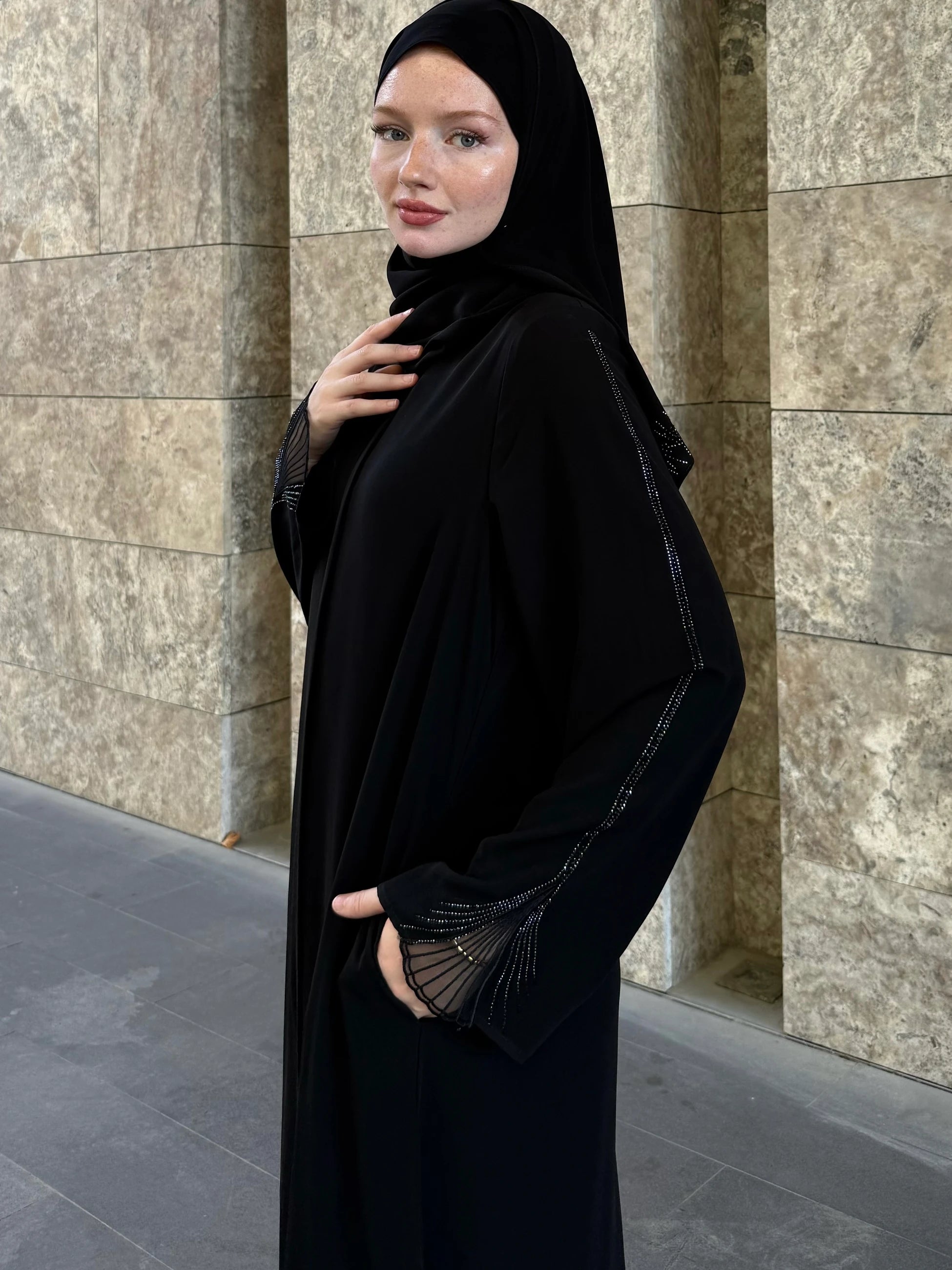 Sim Abaya + Shawl