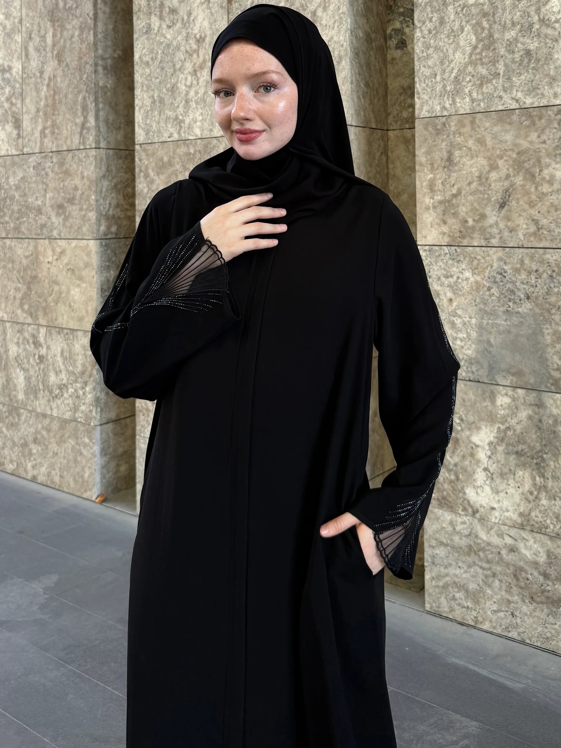 Sim Abaya + Shawl