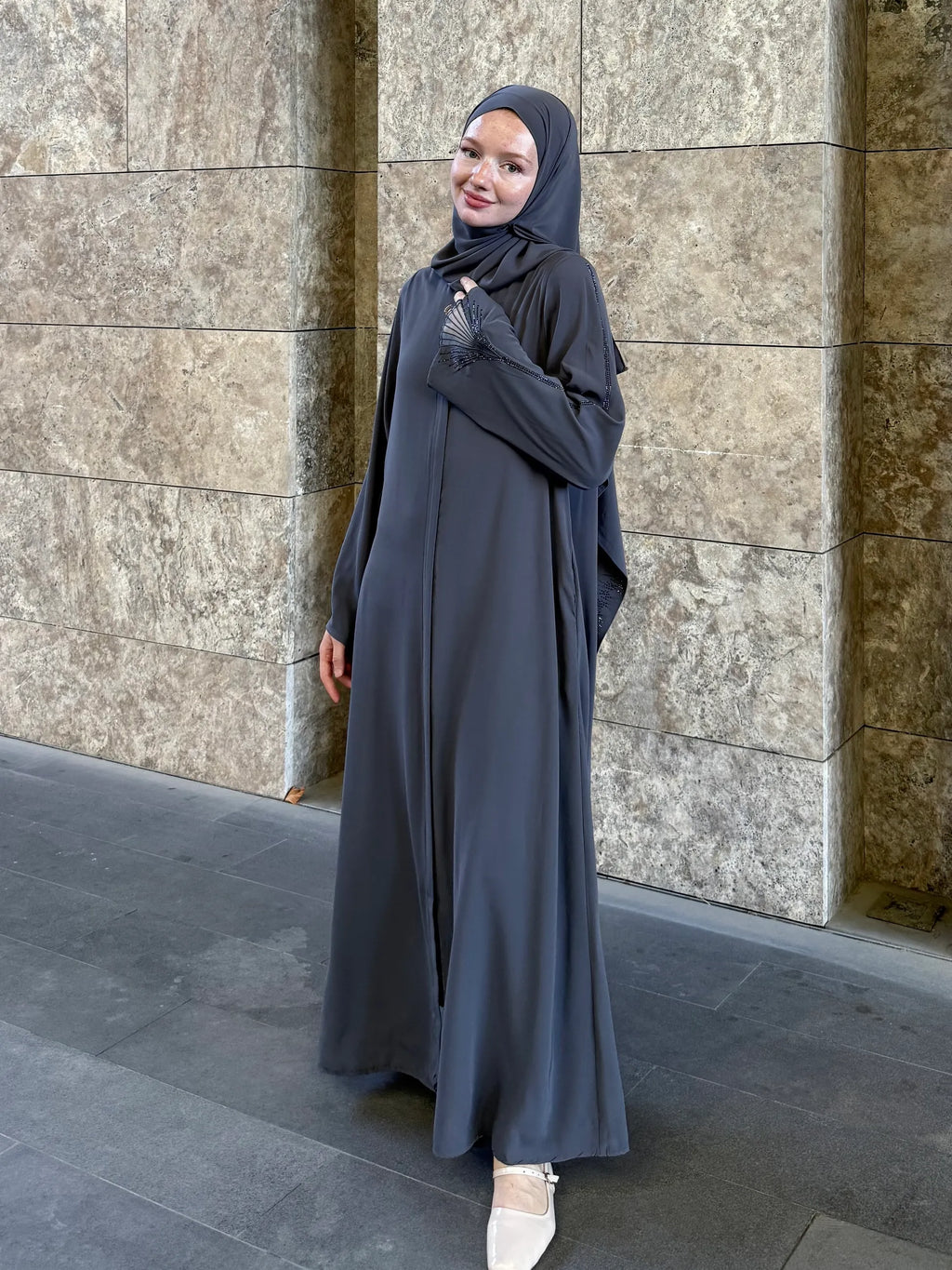 Sim Abaya + Shawl