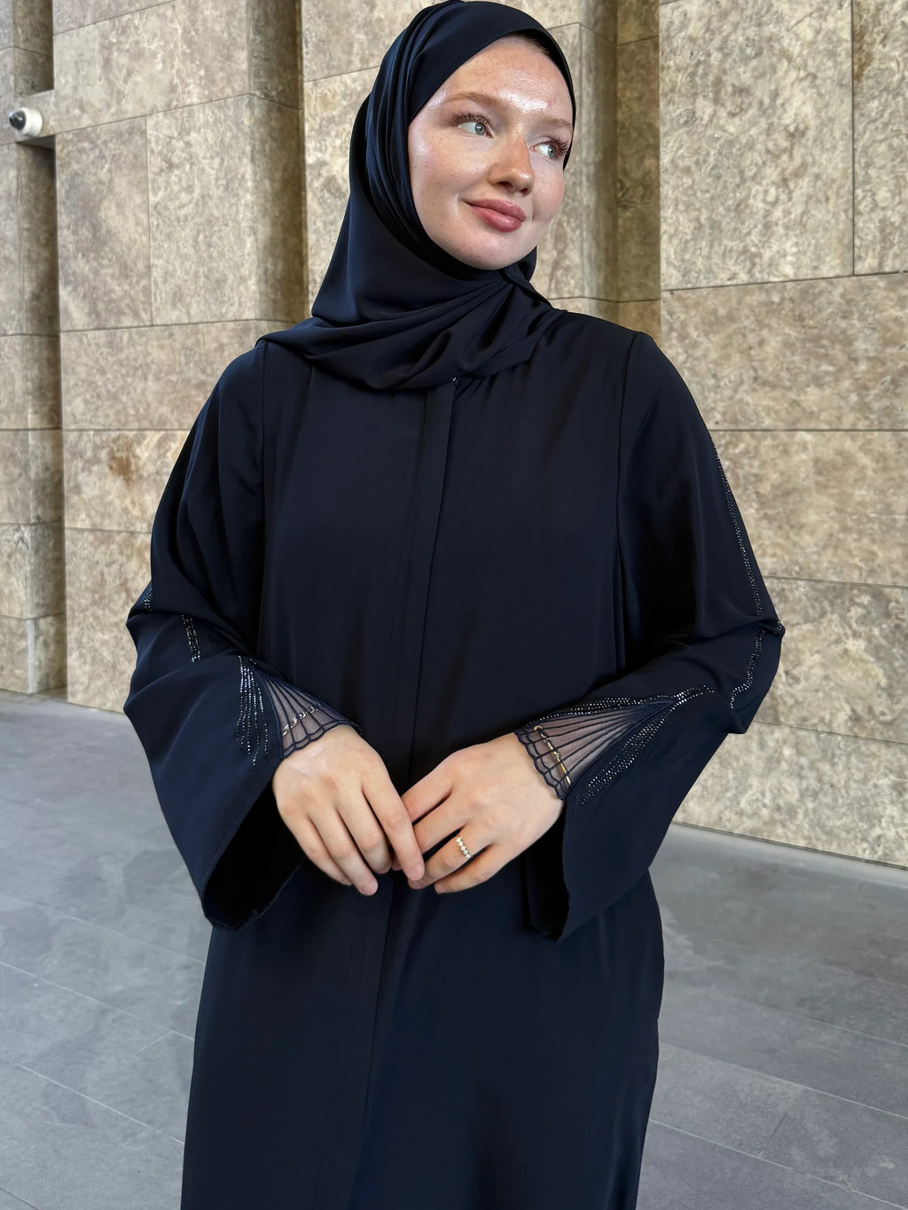 Sim Abaya + Shawl