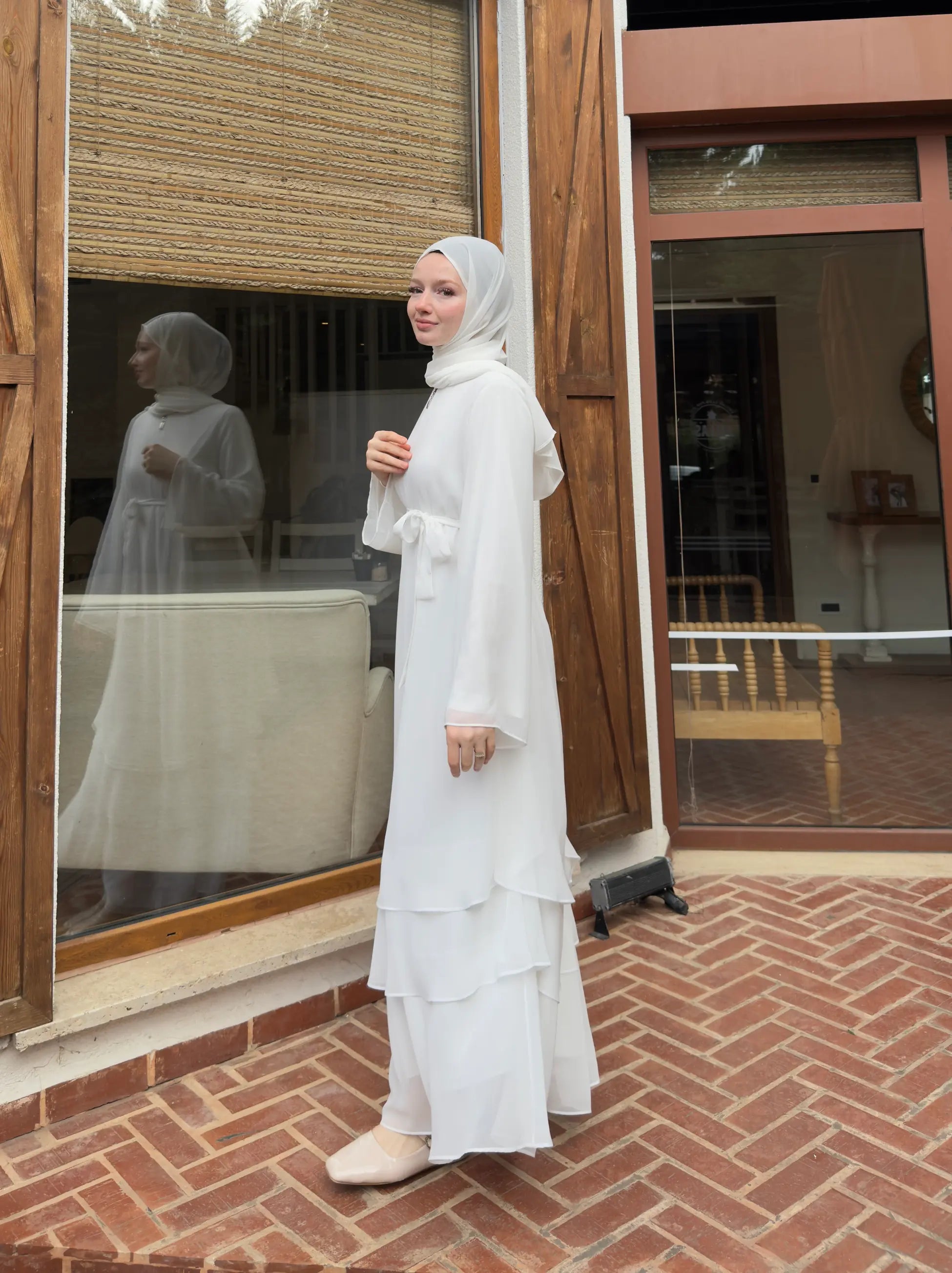 Chiffon Abaya + Umrah Shawl