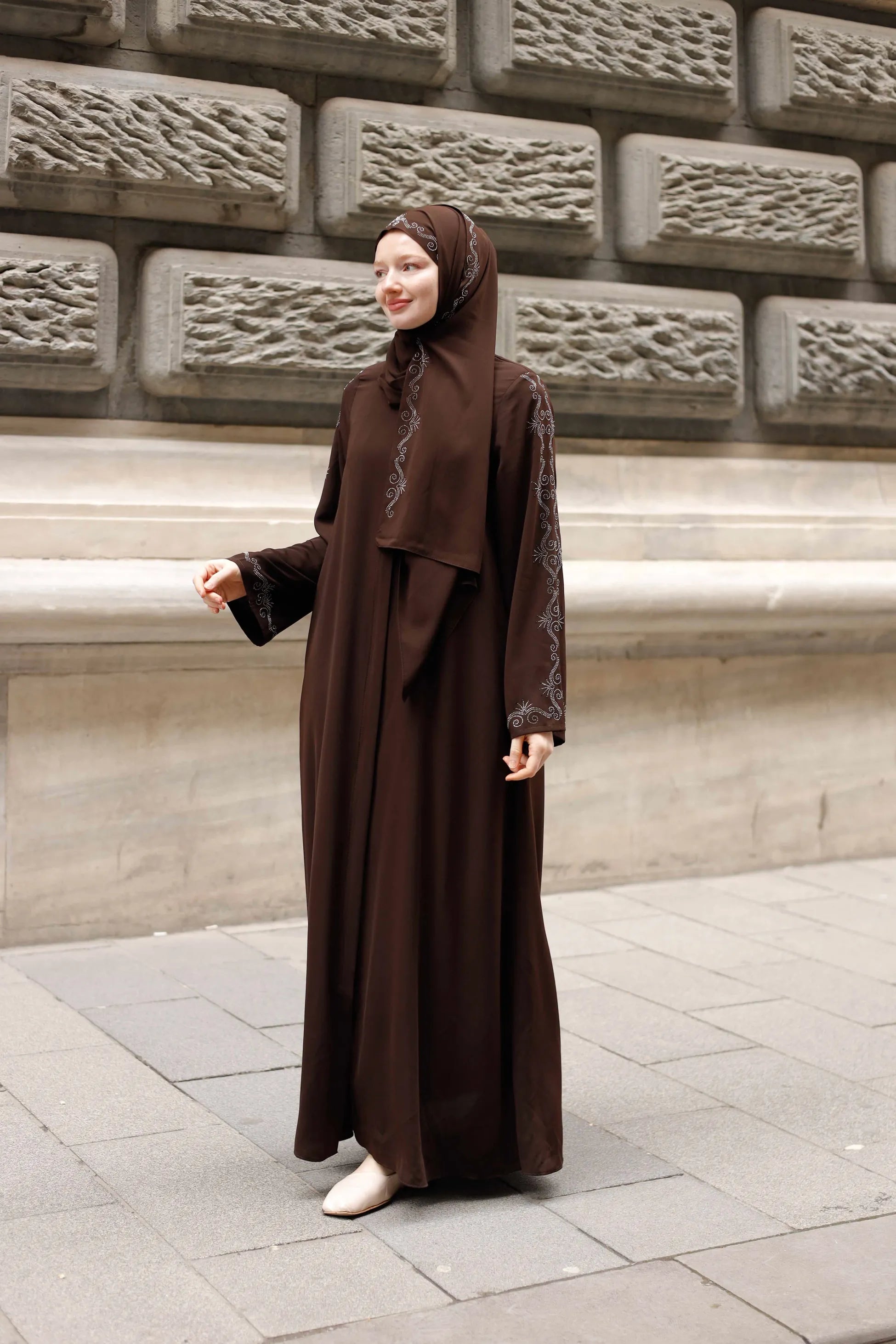 Rim Abaya + Shawl