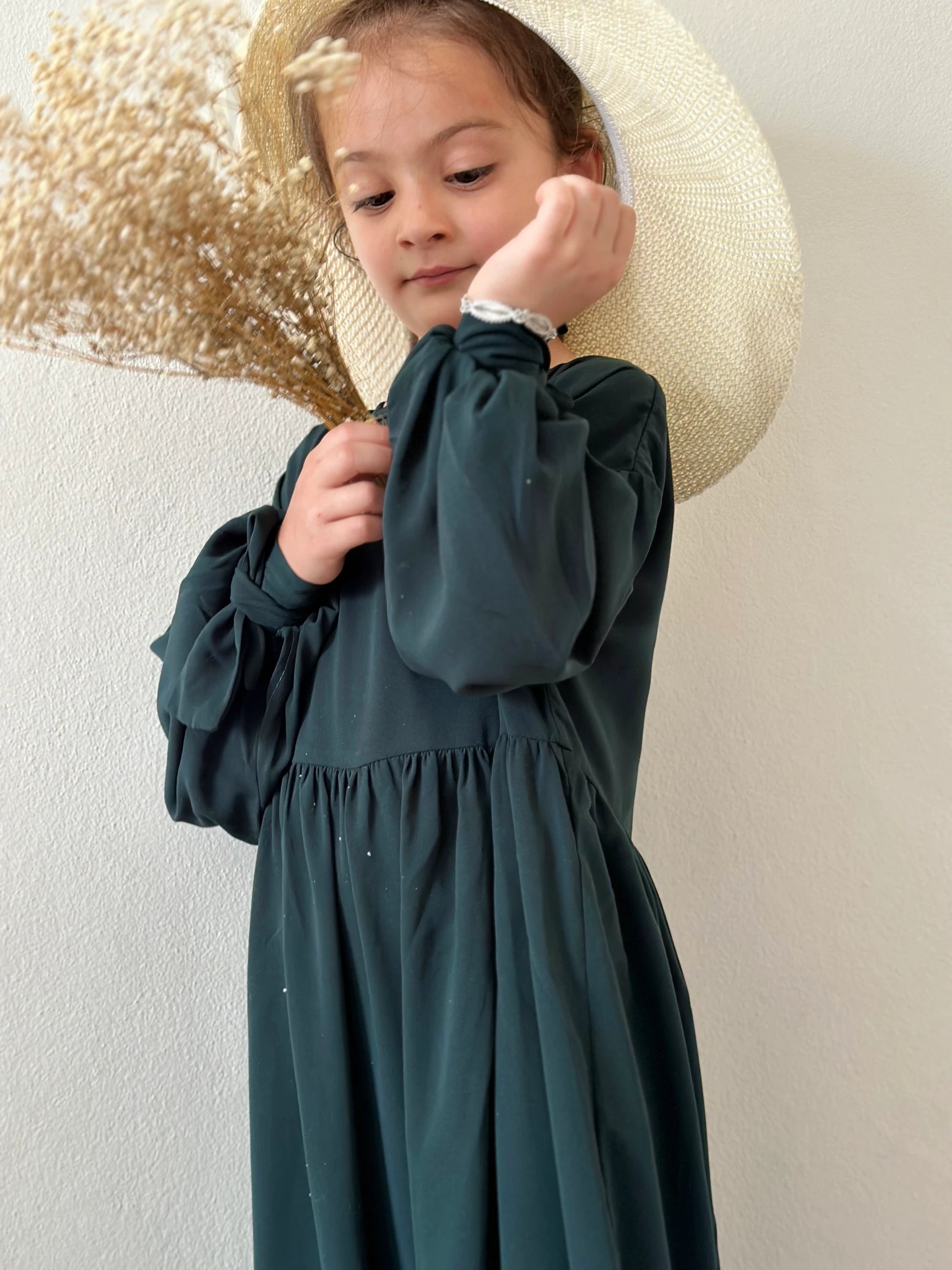 Kids Dress – Emerald