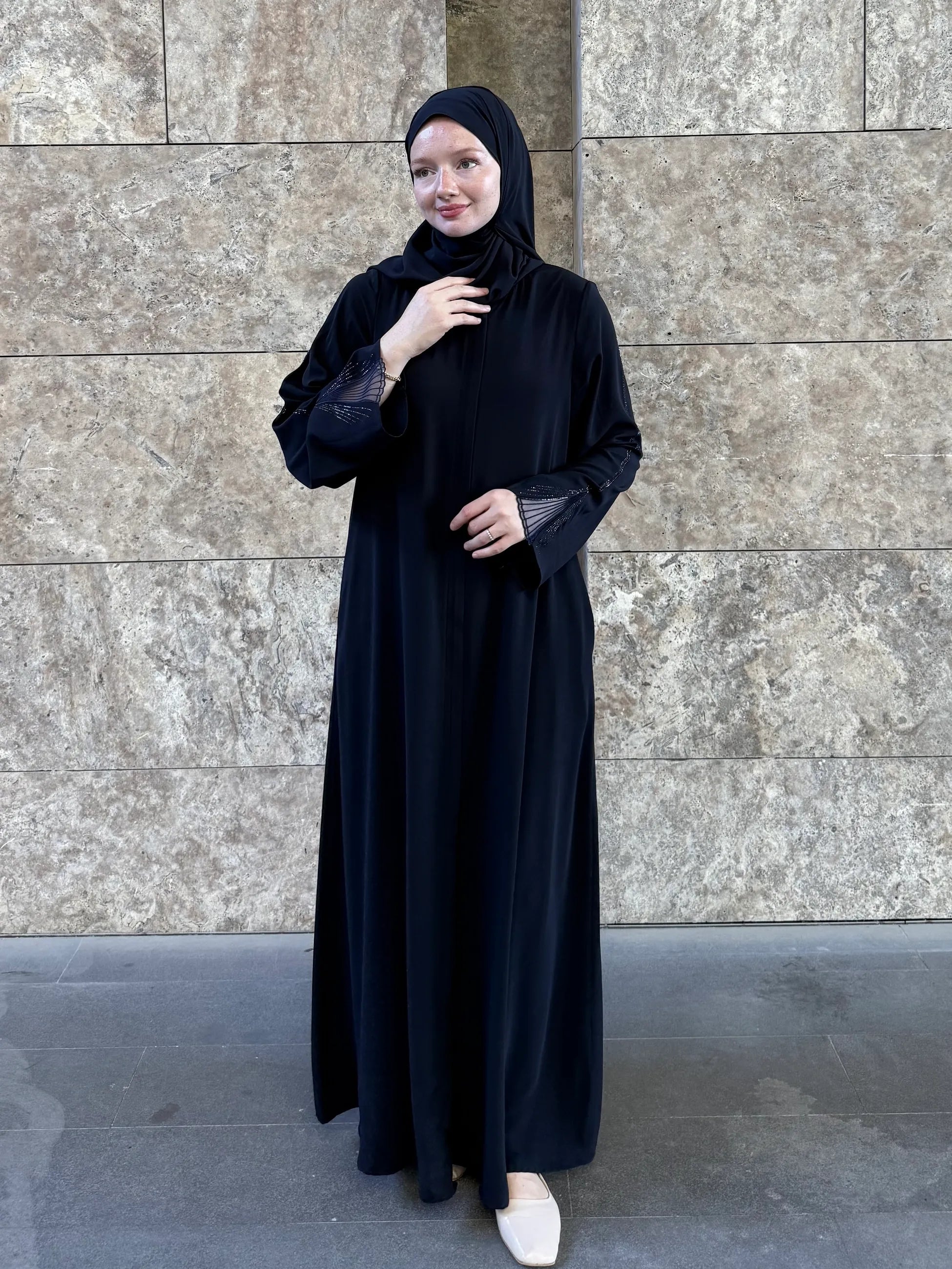 Sim Abaya + Shawl