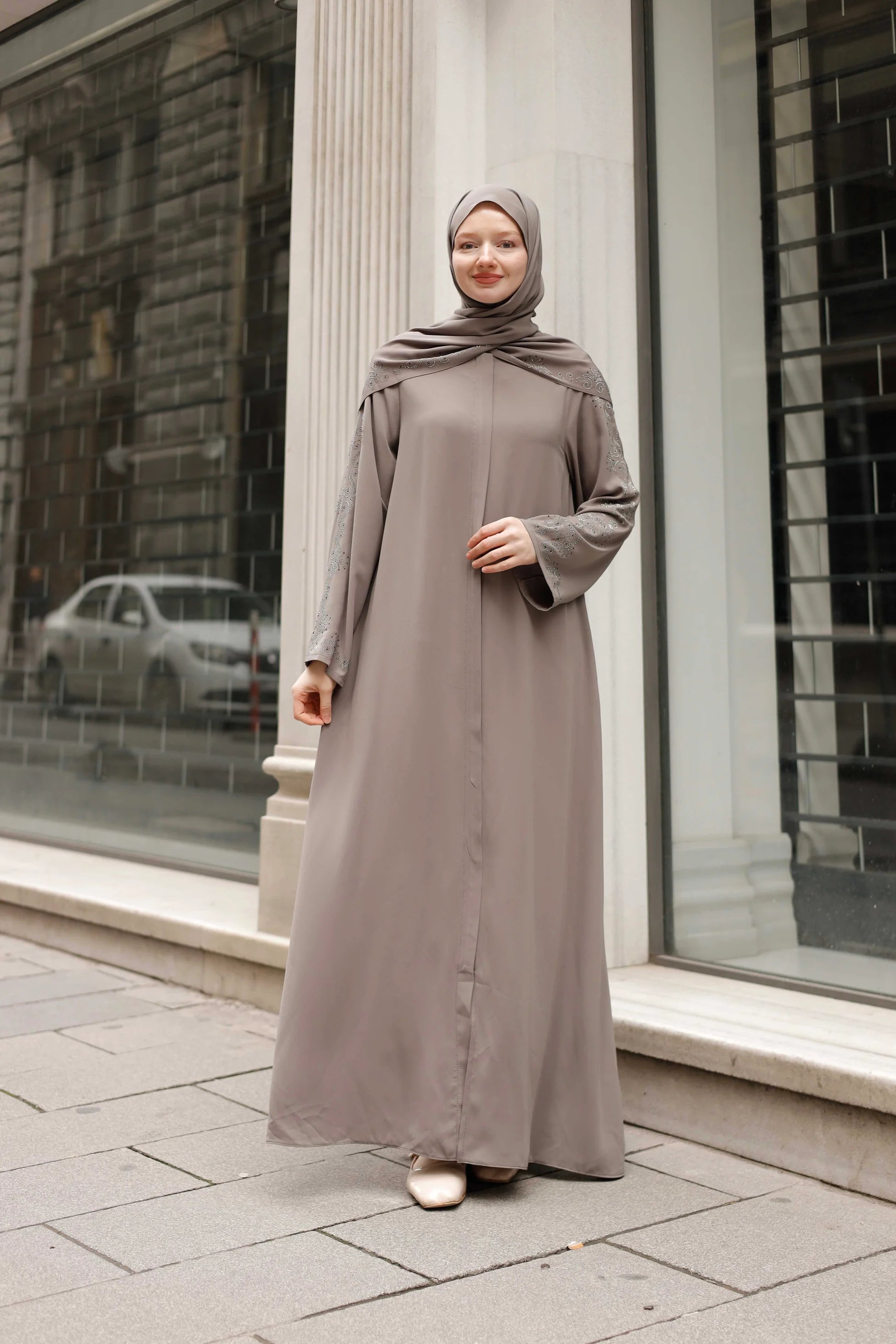 Rim Abaya + Shawl