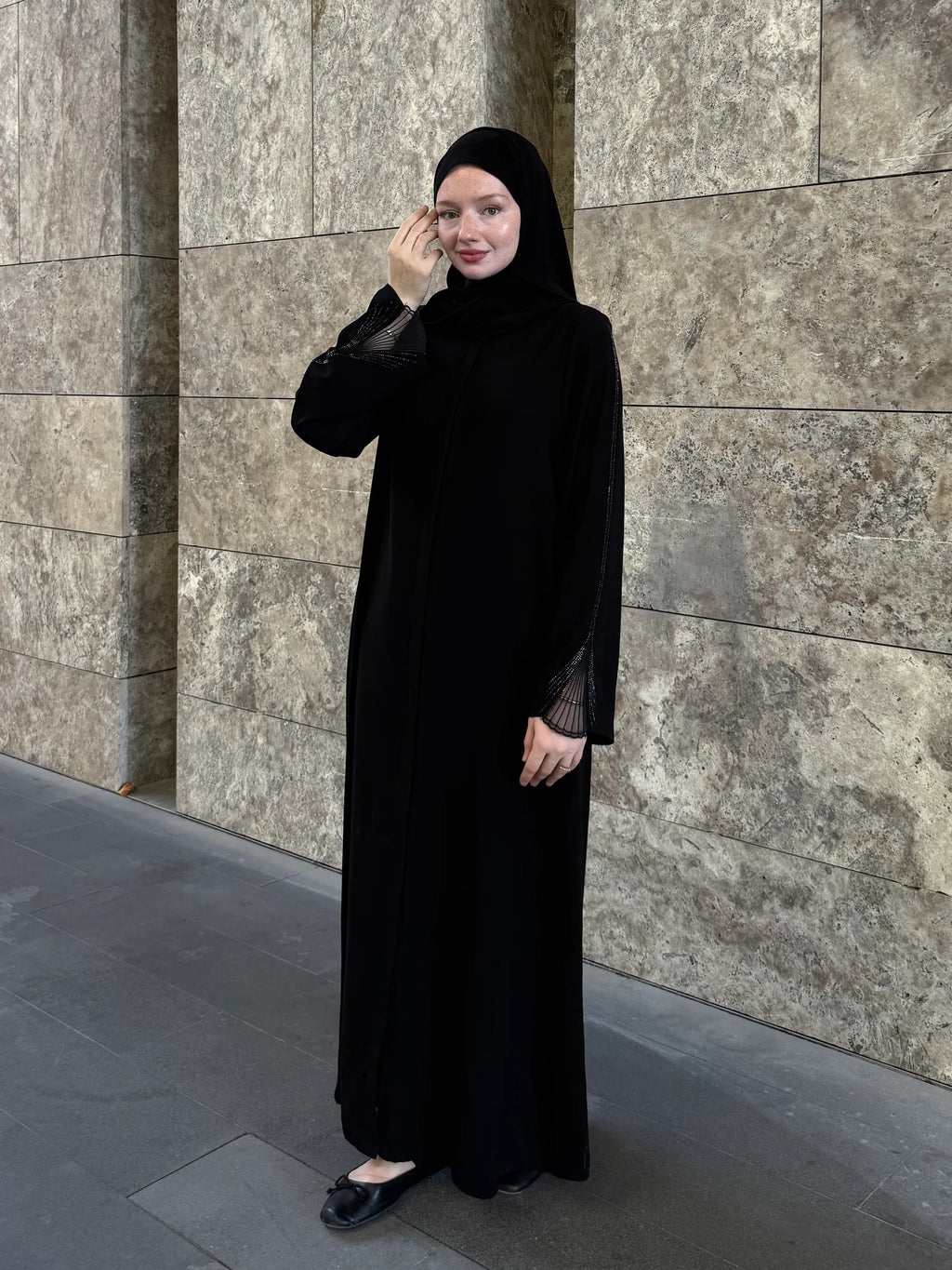 Sim Abaya + Shawl