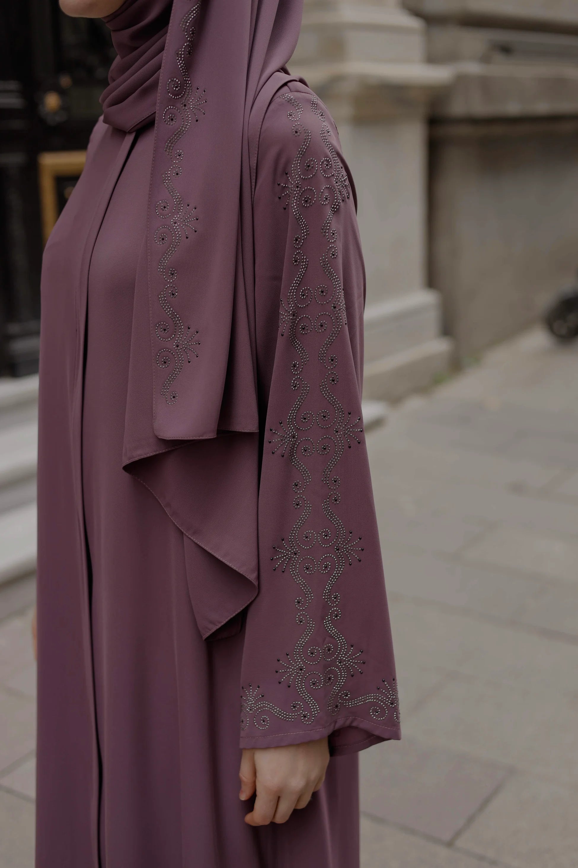 Rim Abaya + Shawl