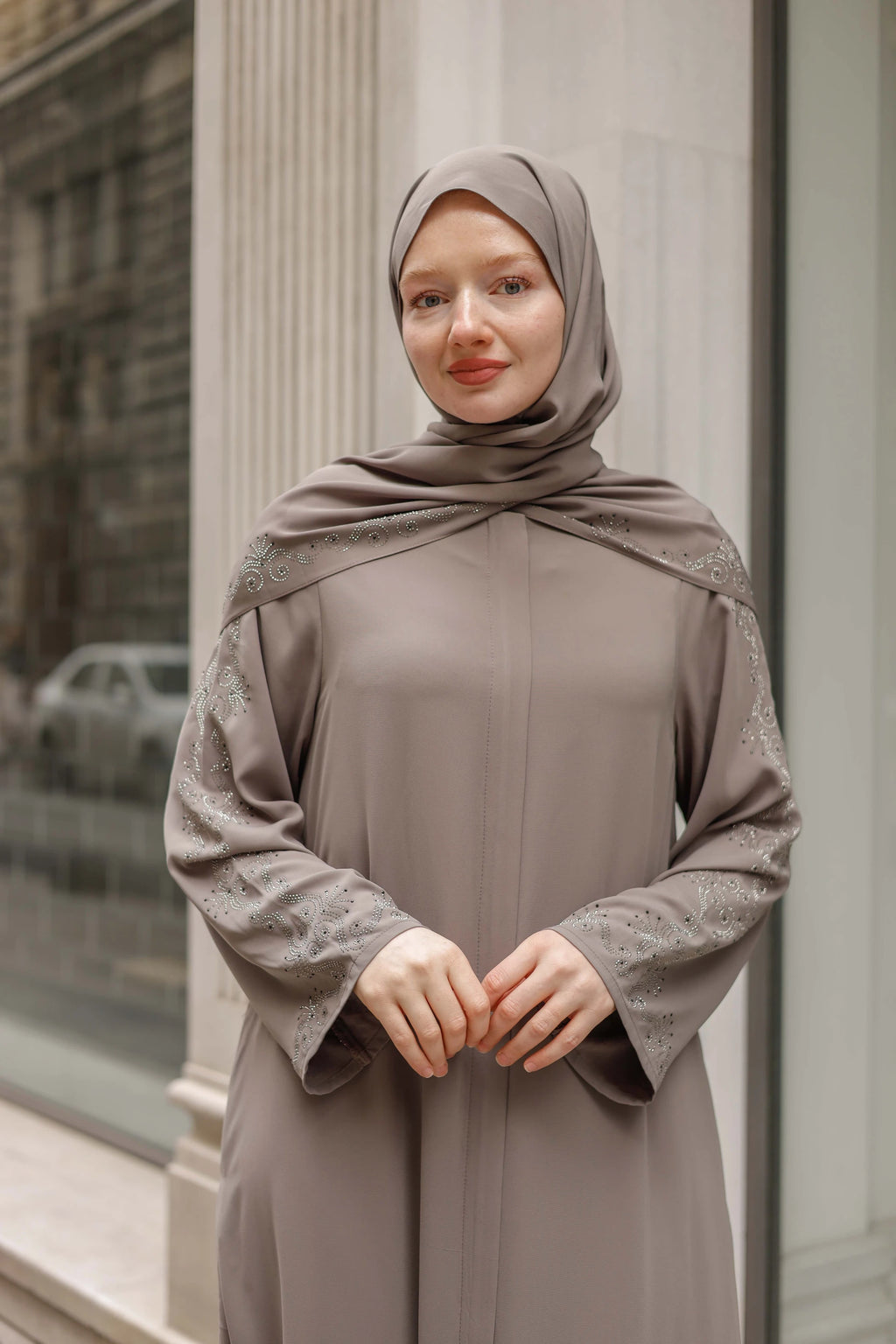 Rim Abaya + Shawl