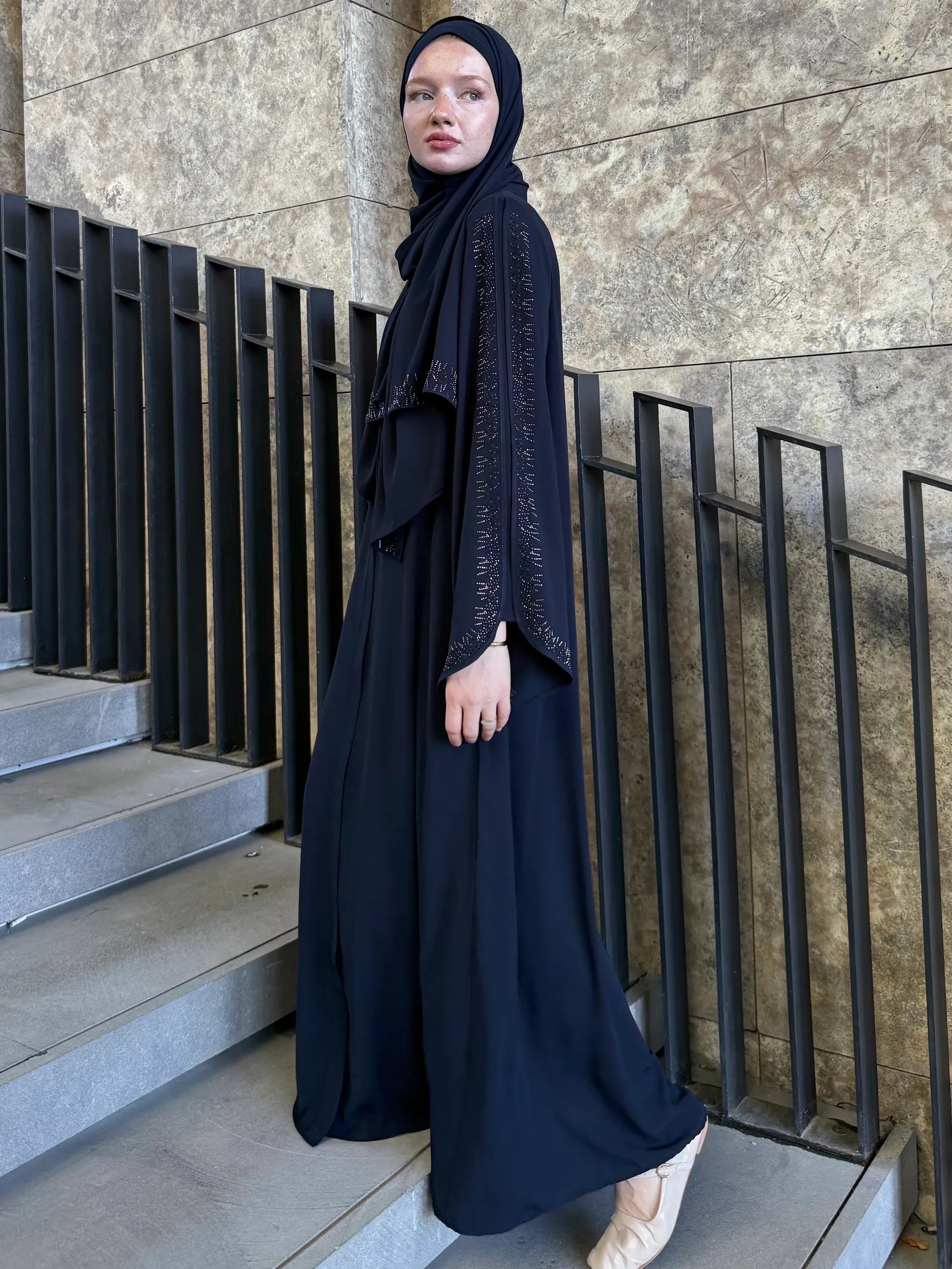 Lin Abaya + Shawl