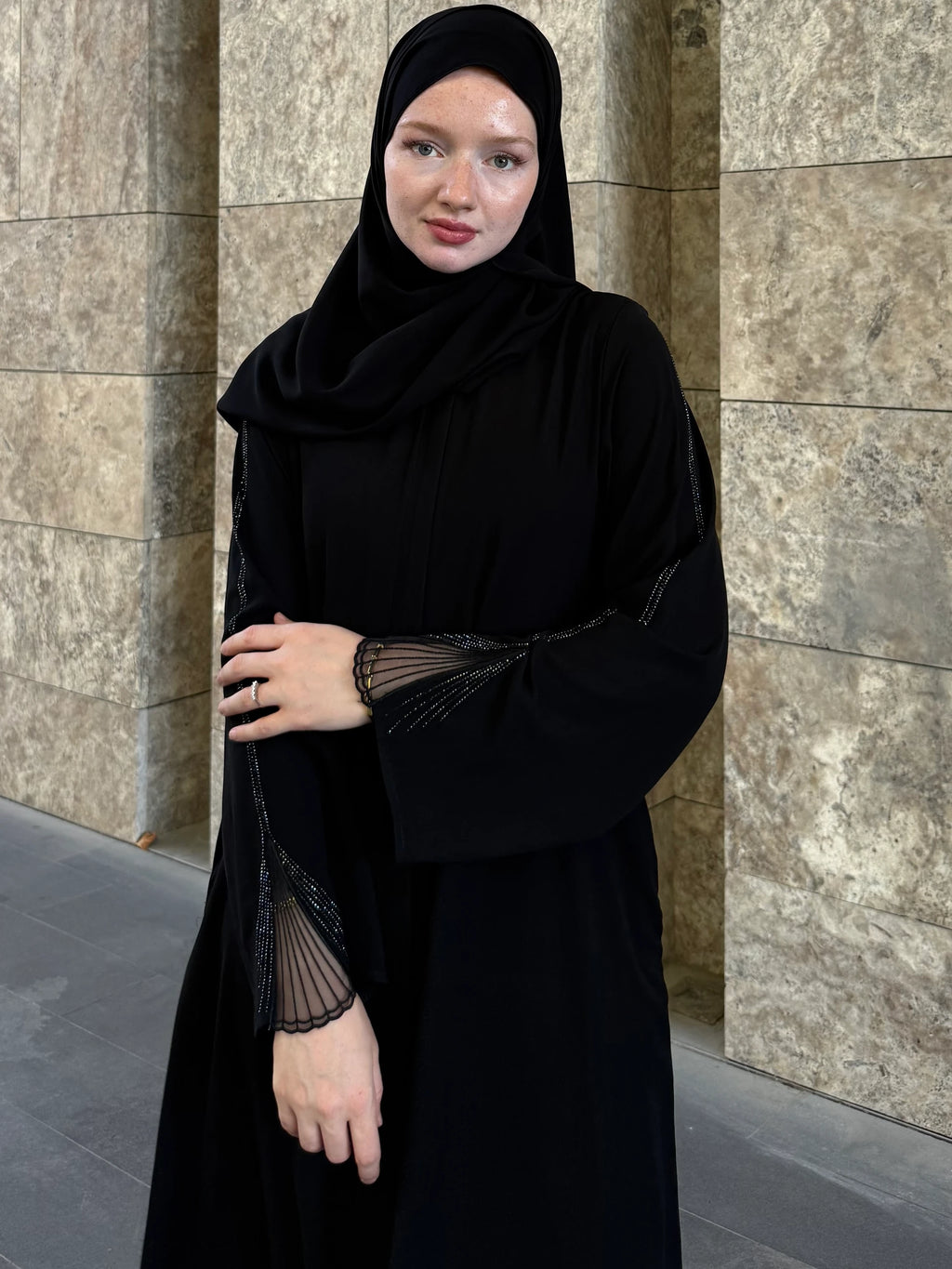 Sim Abaya + Shawl
