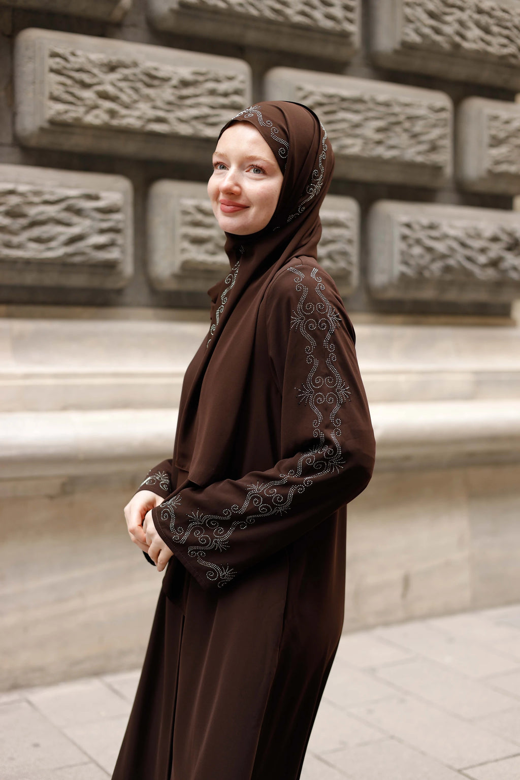 Rim Abaya + Shawl