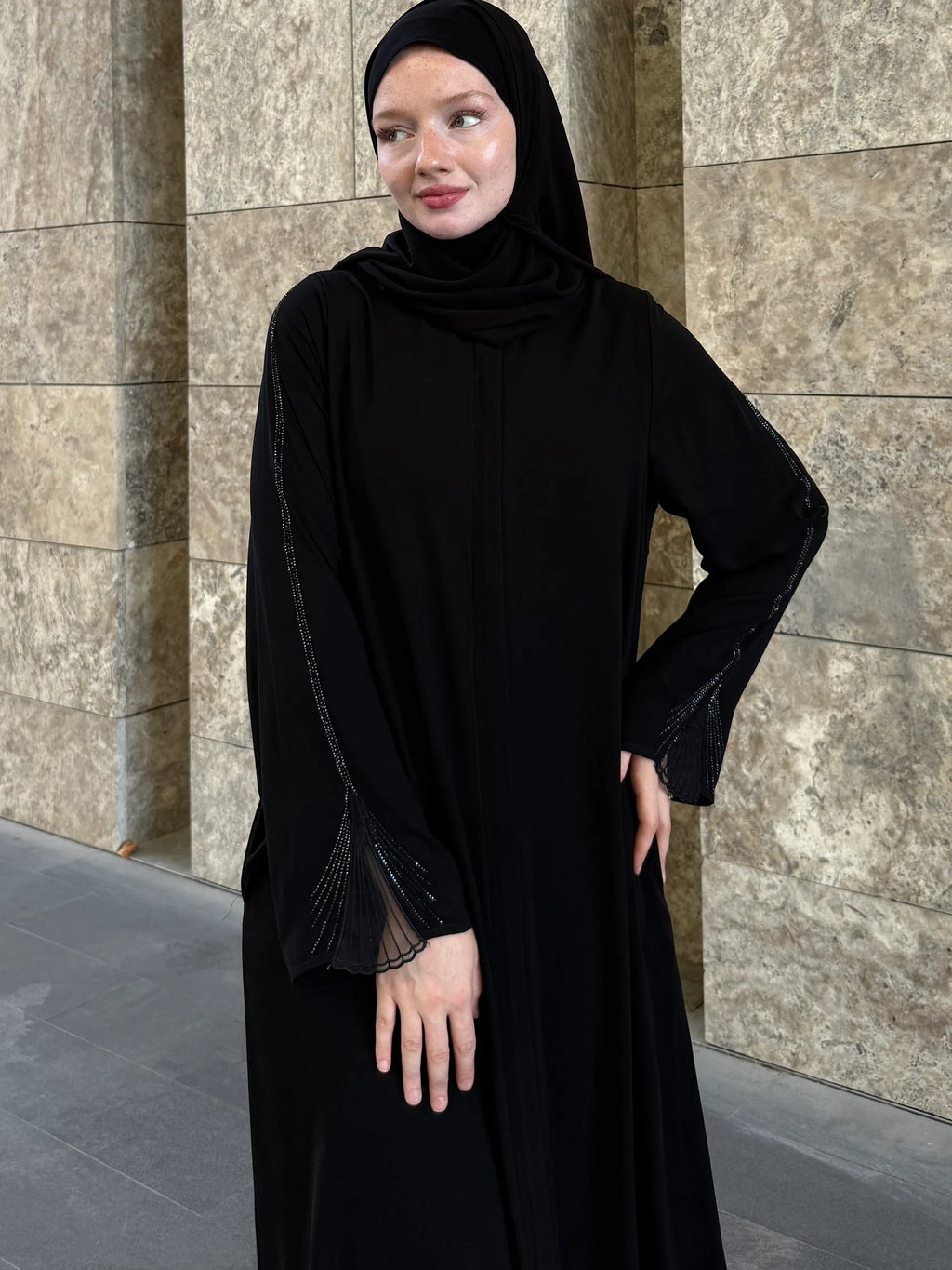 Sim Abaya + Shawl